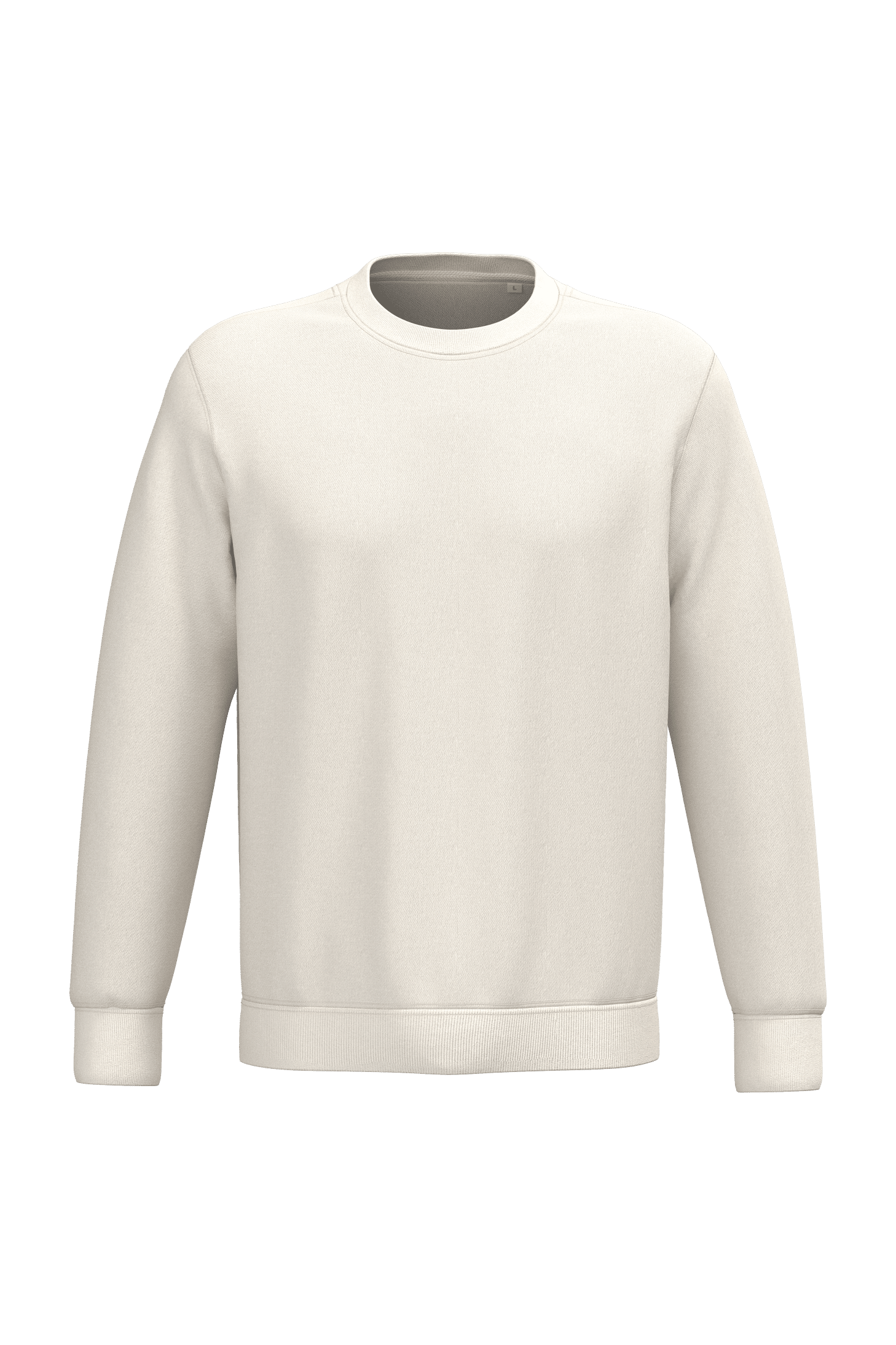 Native Spirit NS400 Bio-Sweatshirt Ivory – Vorderseite