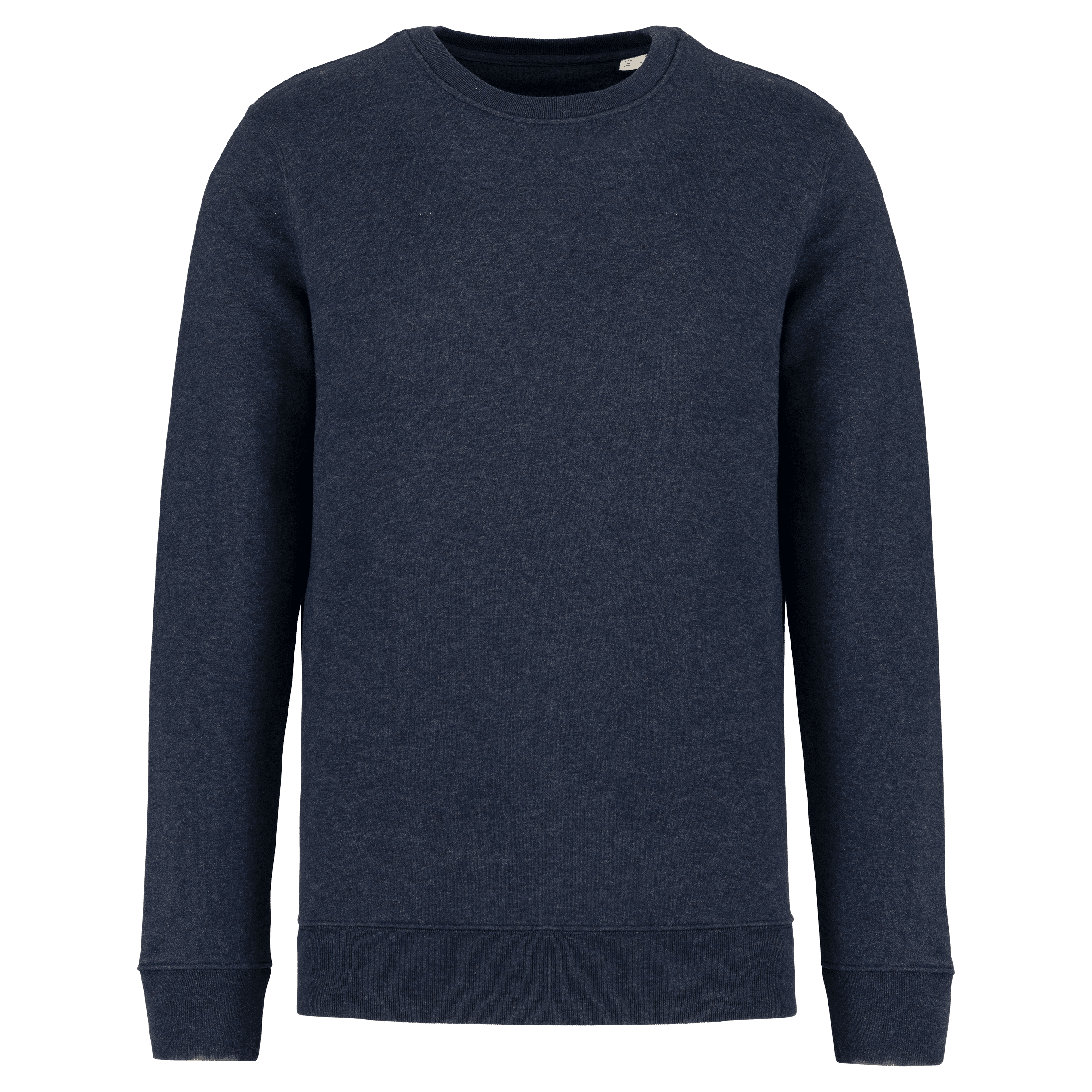 Native Spirit NS400 Bio-Sweatshirt Navy Blue Heather – Vorderseite