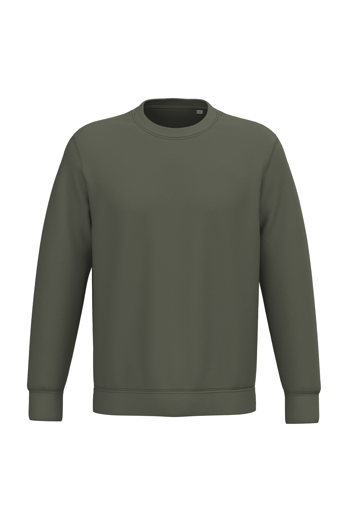 Native Spirit NS400 Bio-Sweatshirt Organic Khaki – Vorderseite