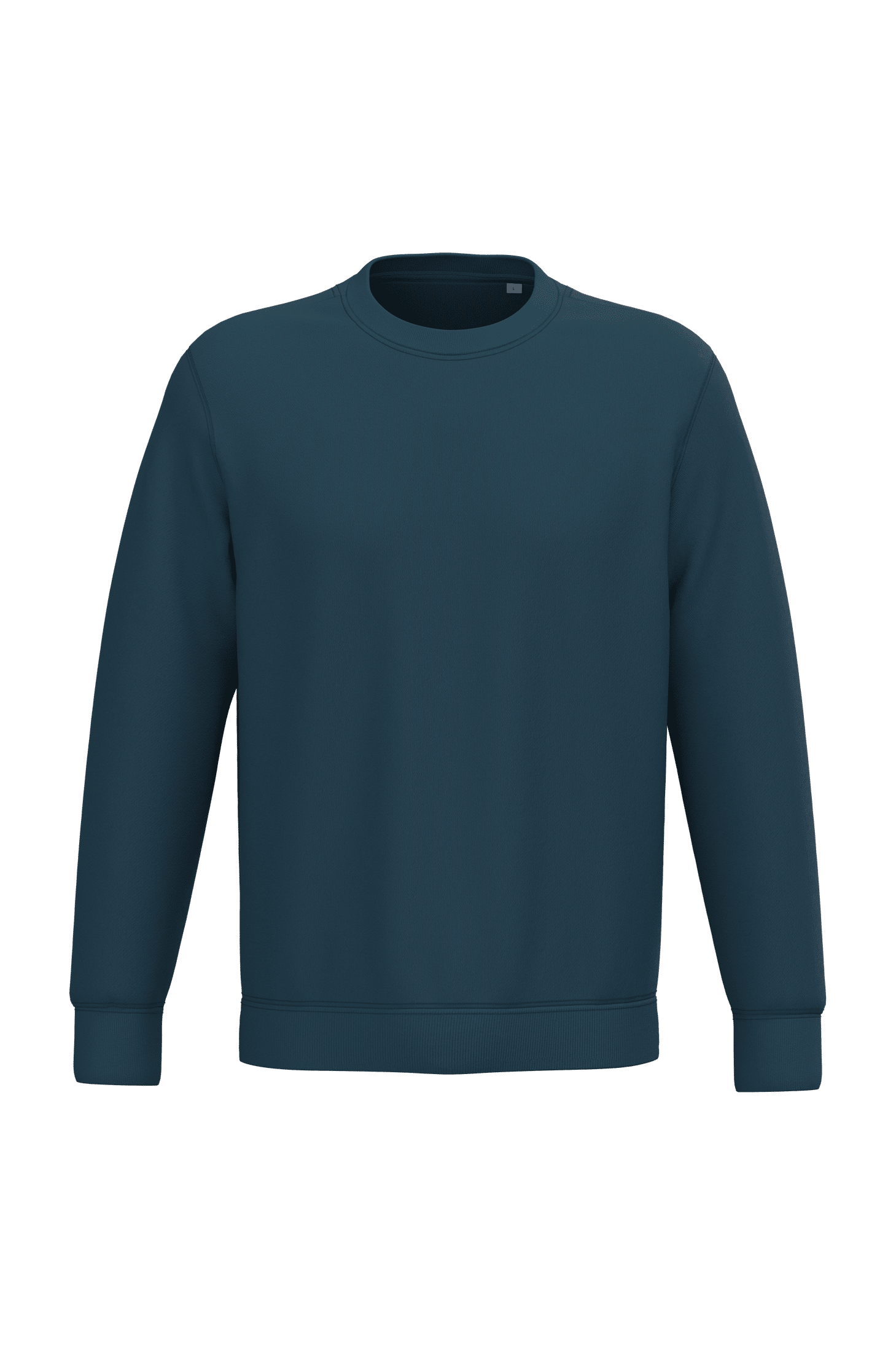 Native Spirit NS400 Bio-Sweatshirt Peacock Blue – Vorderseite