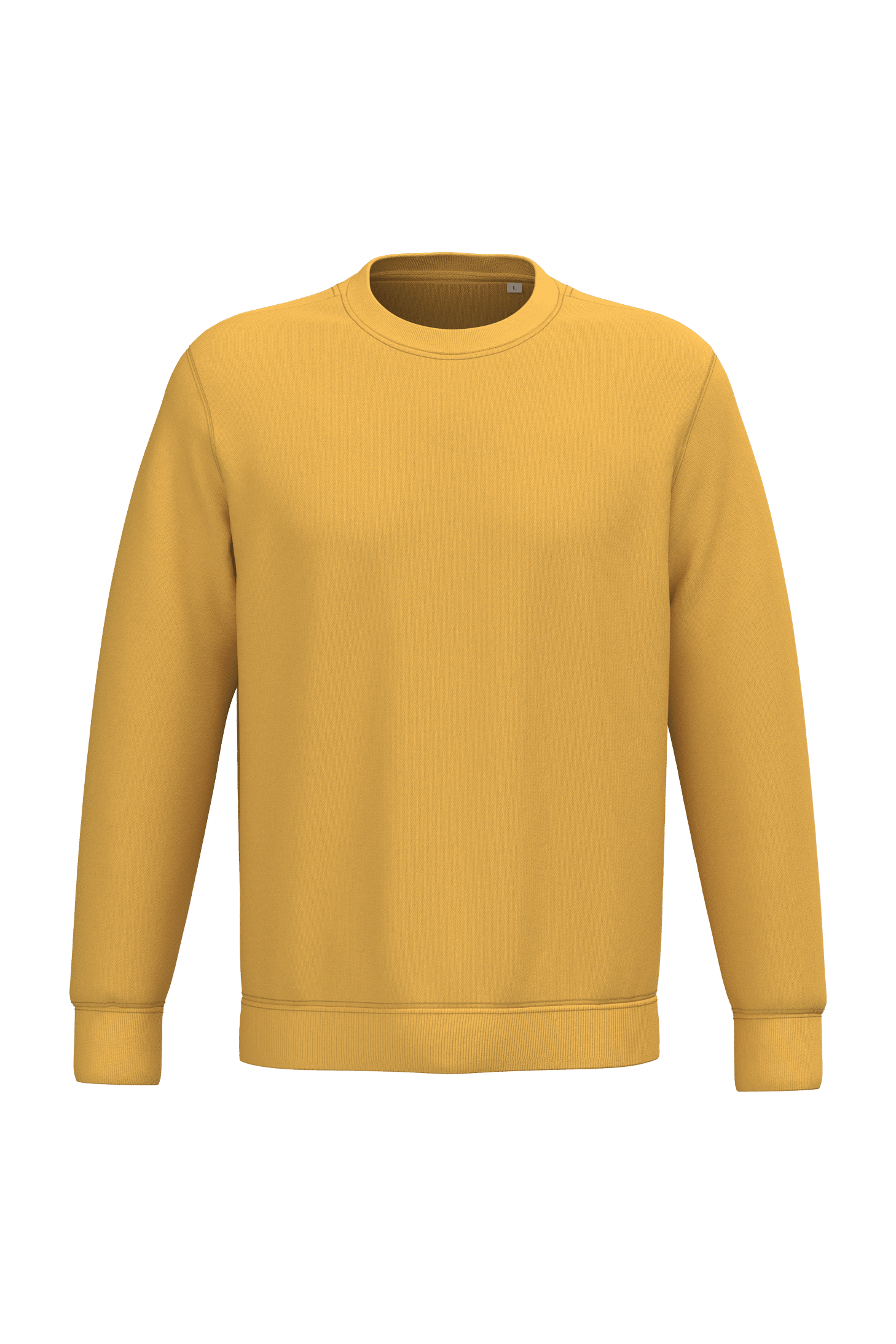 Native Spirit NS400 Bio-Sweatshirt Sun Yellow – Vorderseite