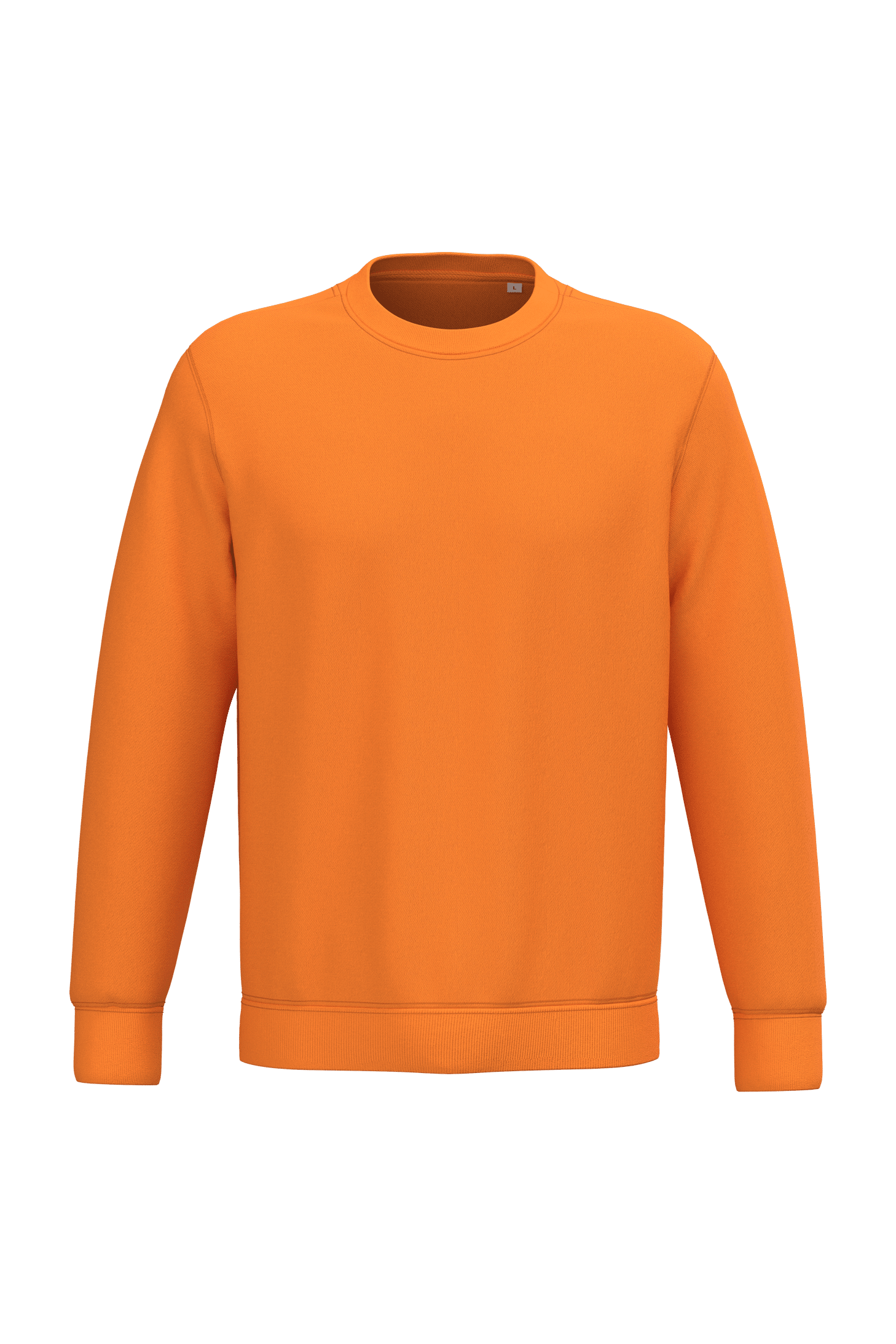 Native Spirit NS400 Bio-Sweatshirt Tangerine – Vorderseite