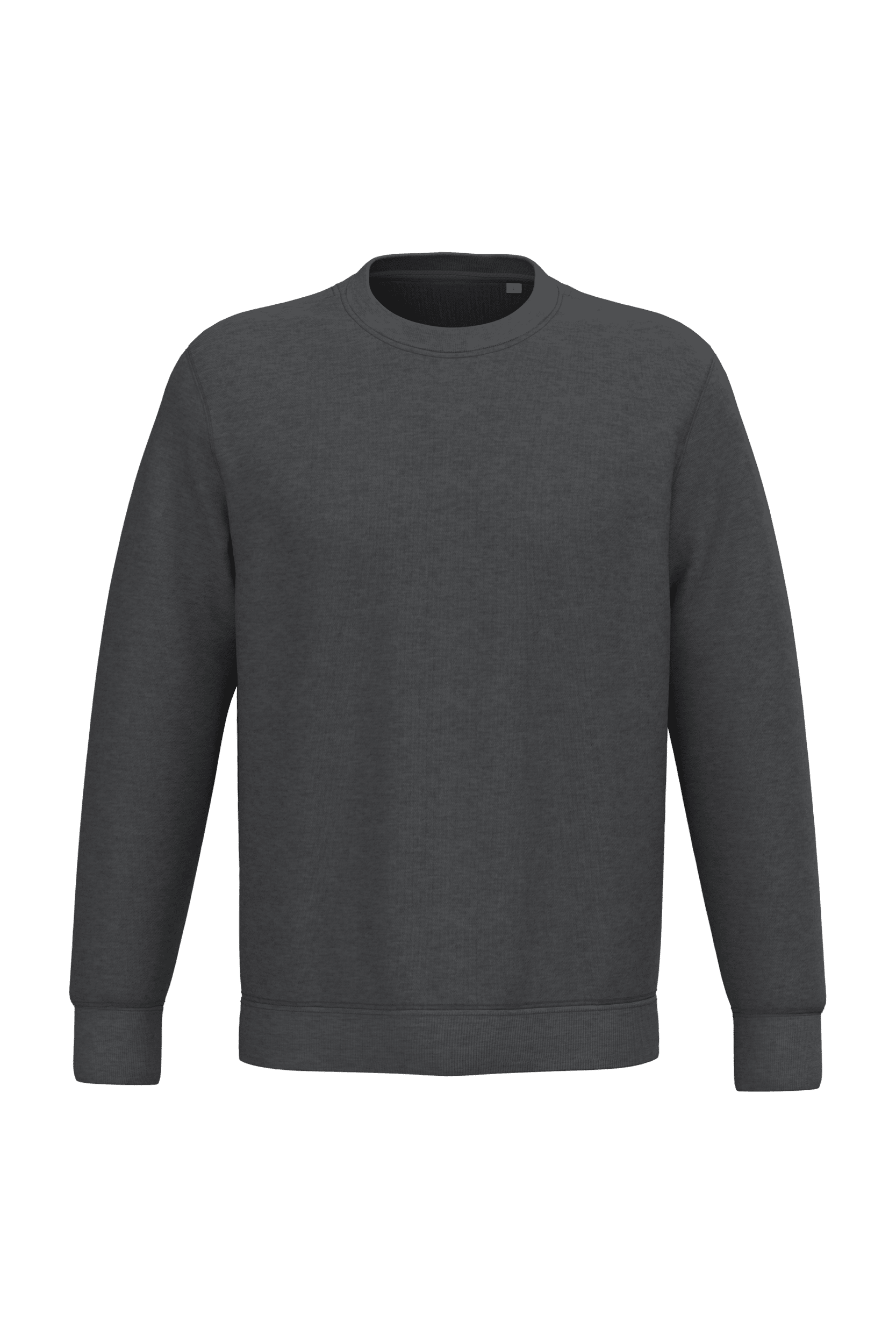 Native Spirit NS400 Bio-Sweatshirt Volcano Grey Heather – Vorderseite