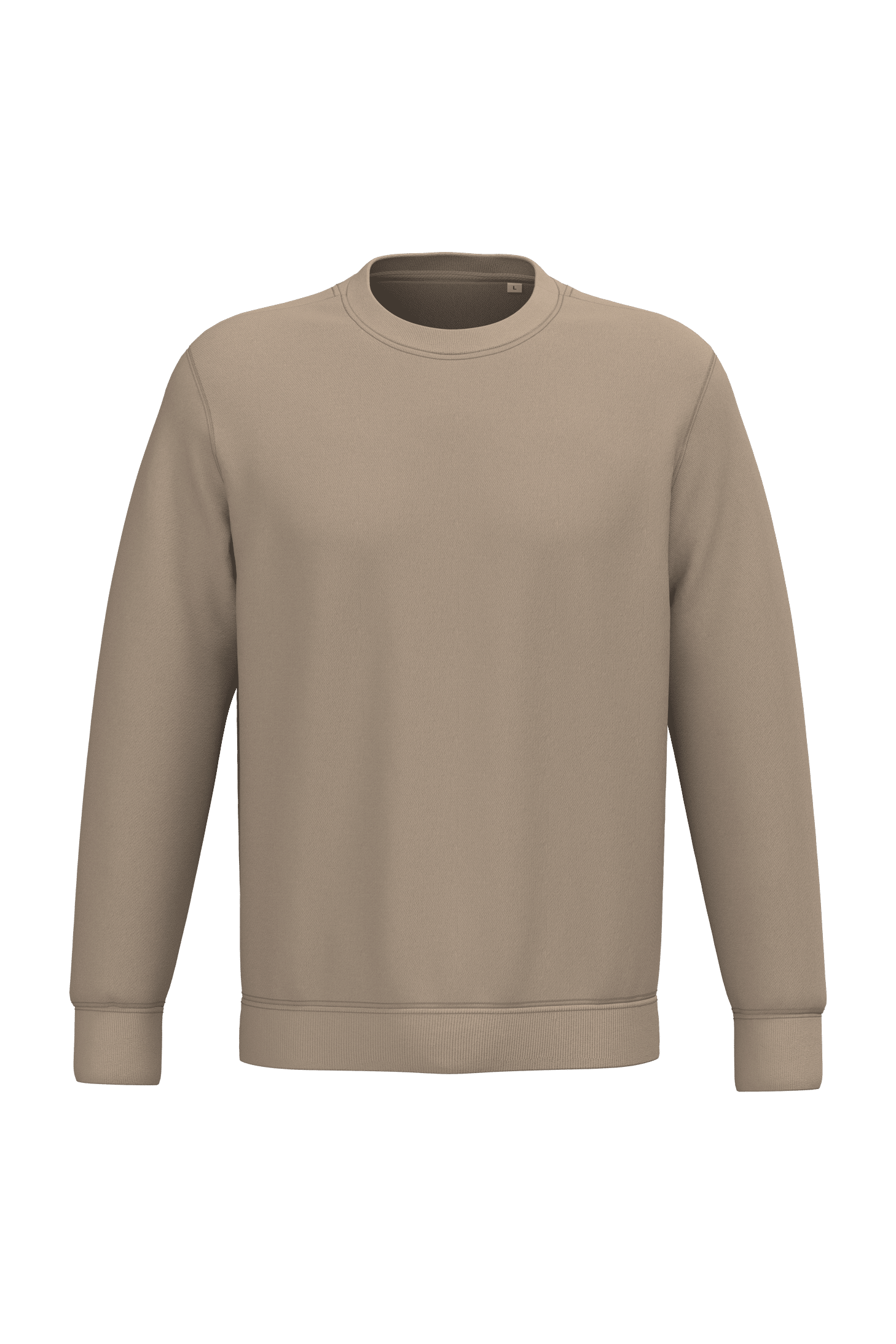 Native Spirit NS400 Bio-Sweatshirt Wet Sand – Vorderseite