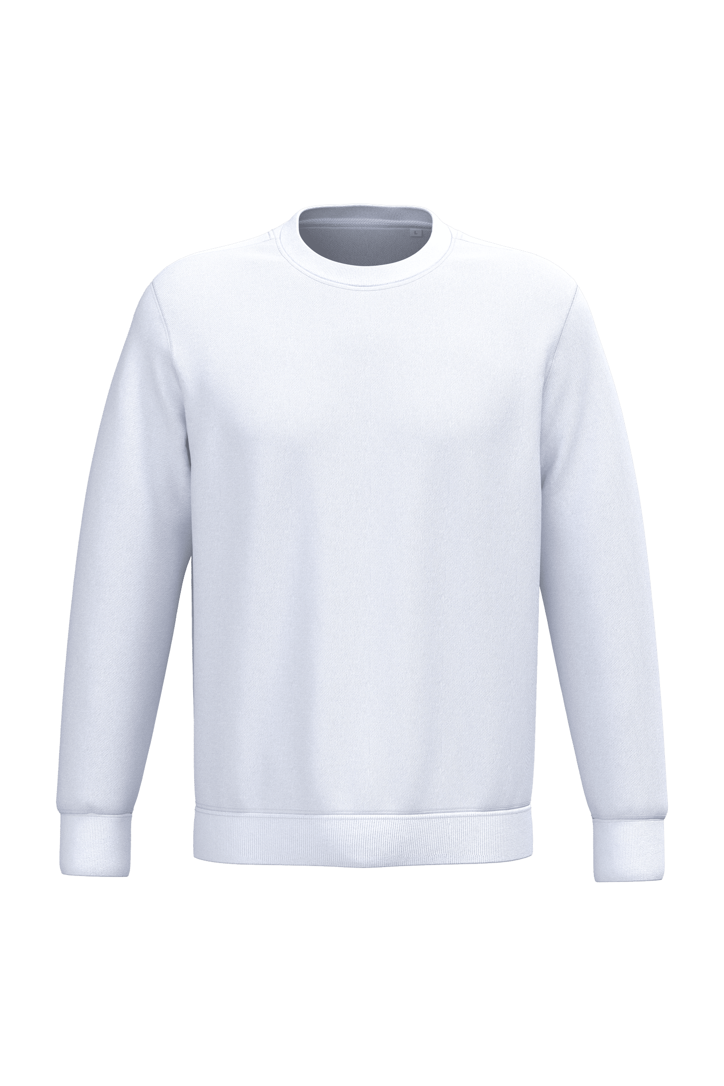 Native Spirit NS400 Bio-Sweatshirt White – Vorderseite
