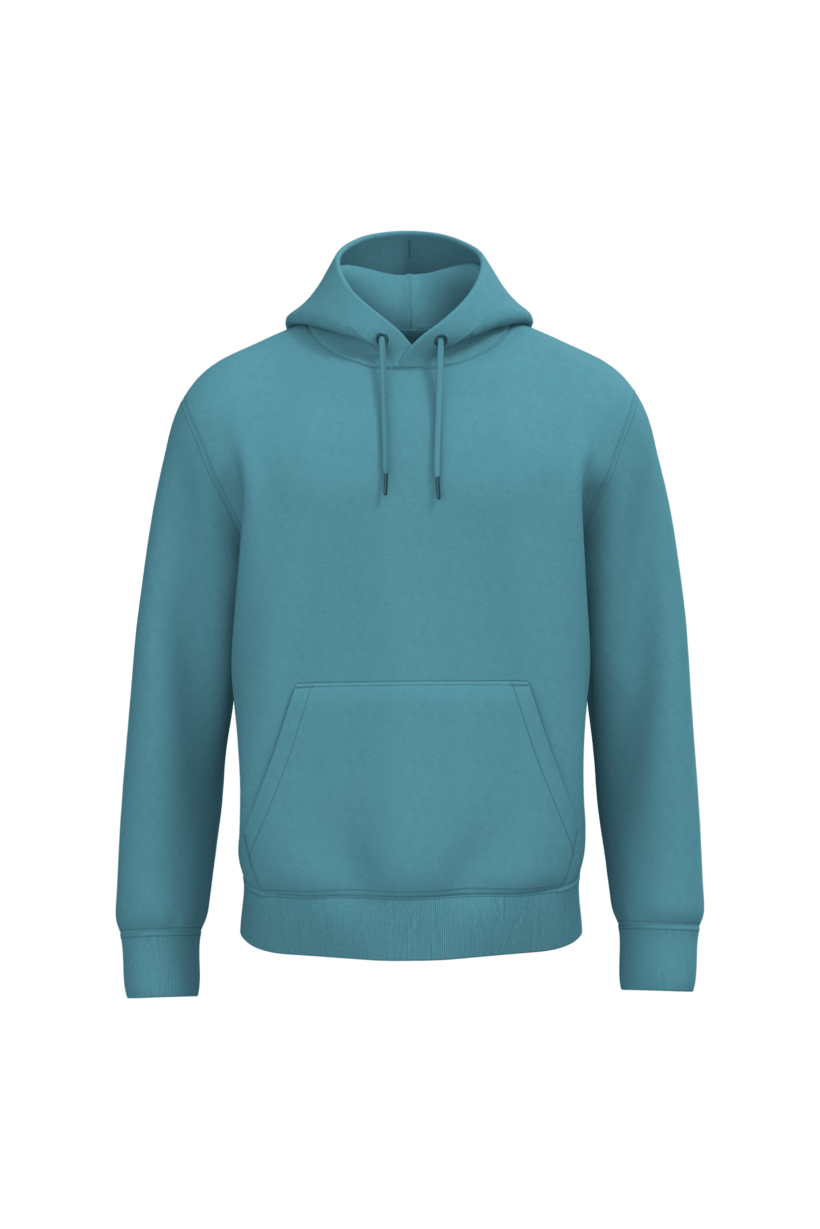 Native Spirit NS401 Bio-Hoodie Adriatic Blue – Vorderseite