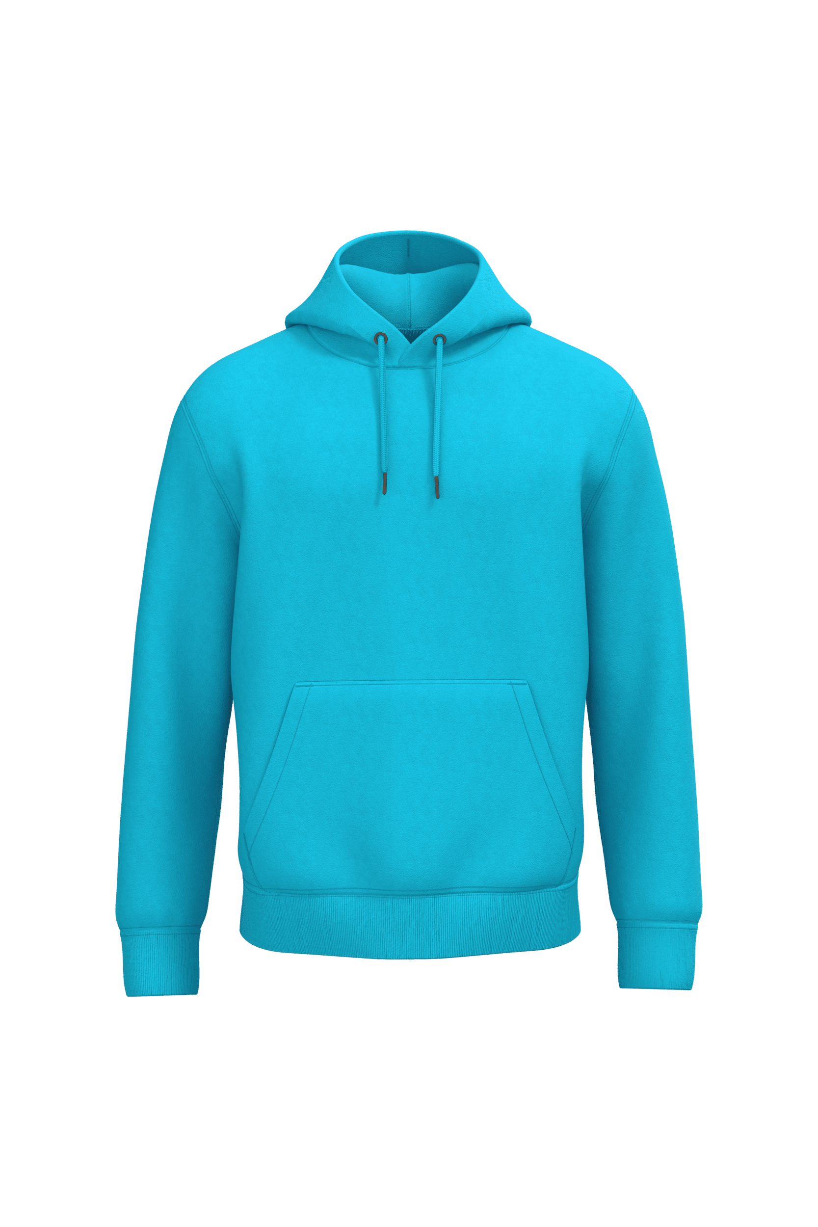 Native Spirit NS401 Bio-Hoodie Light Turquoise – Vorderseite