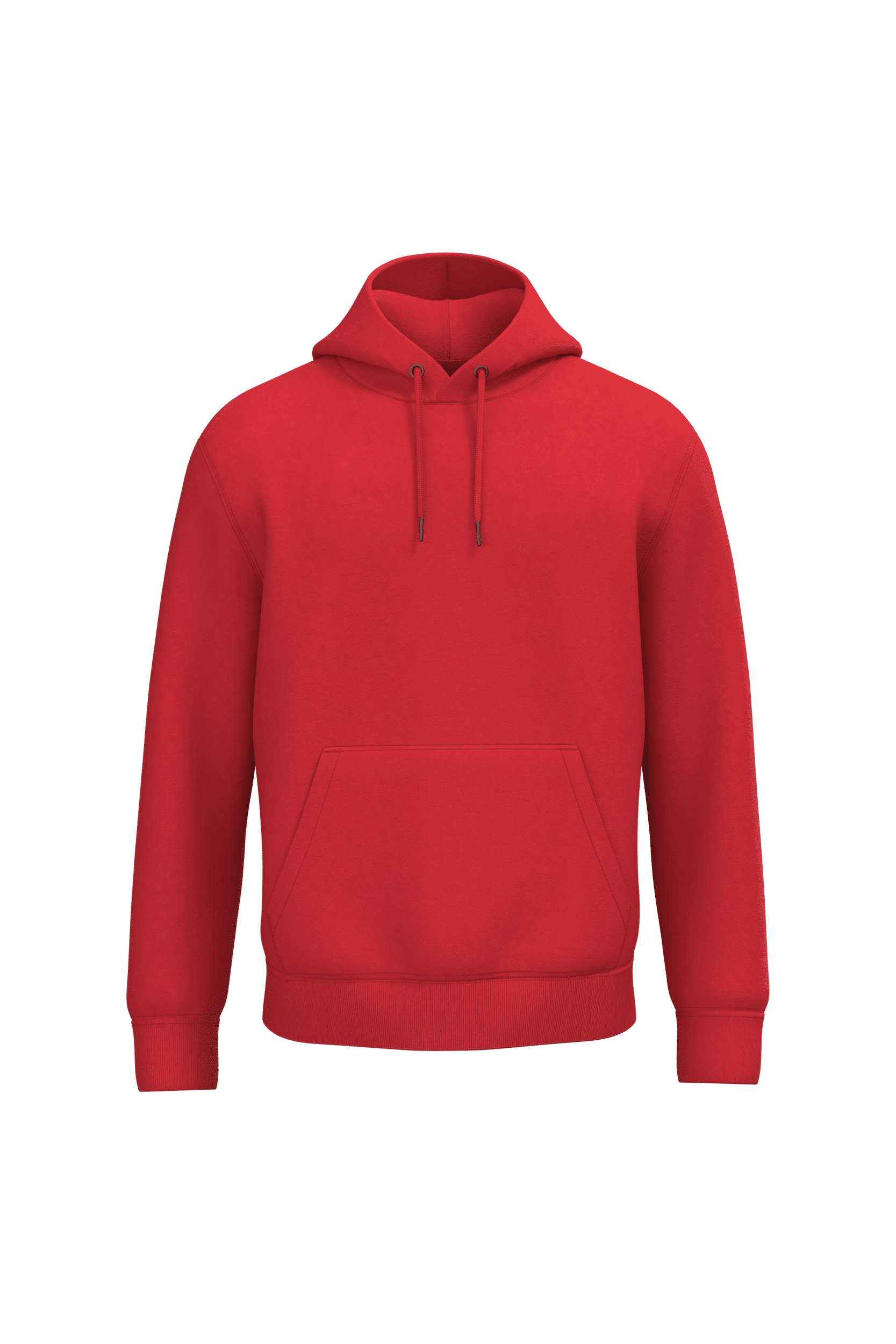 Native Spirit NS401 Bio-Hoodie Poppy Red – Vorderseite