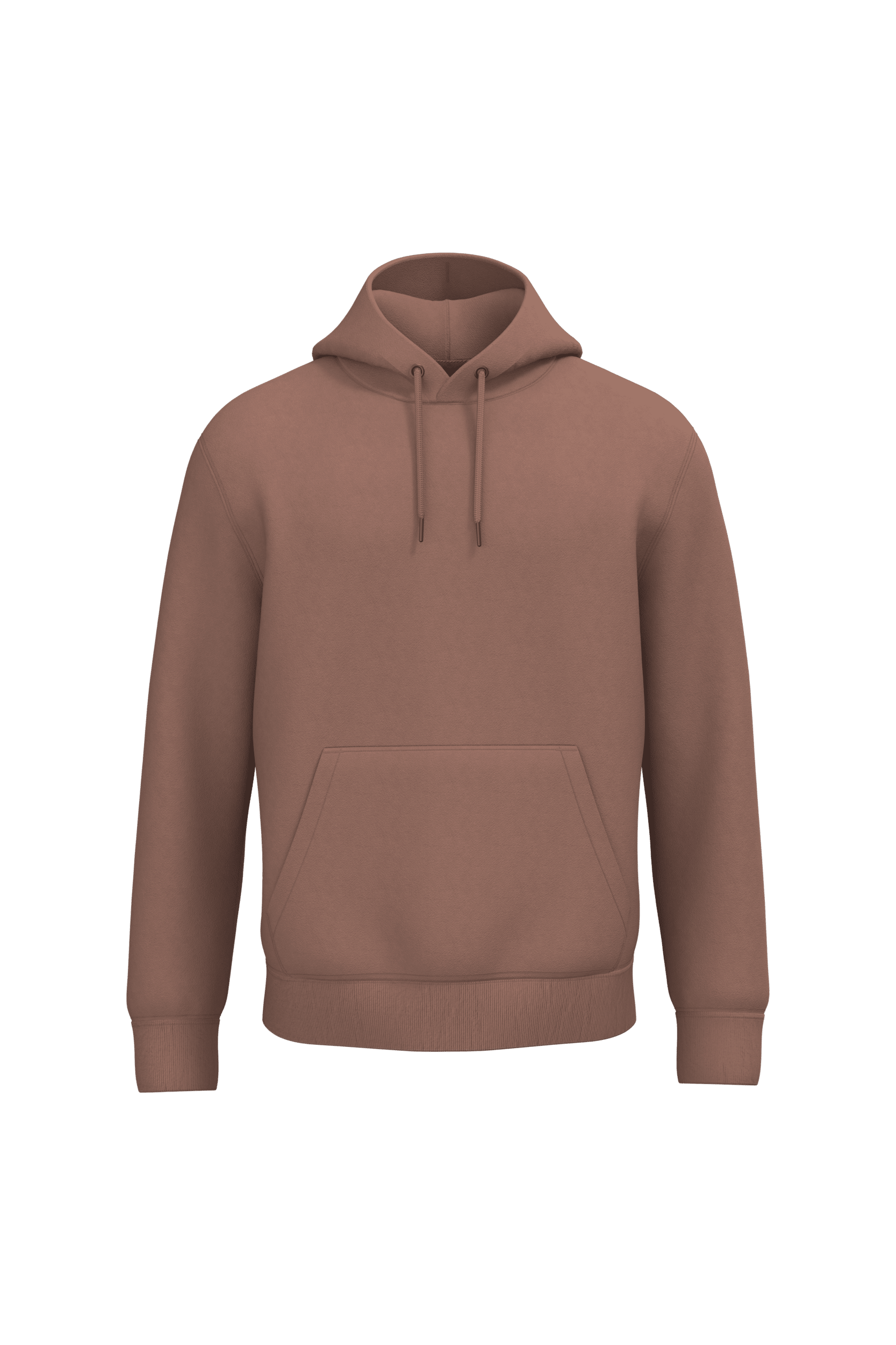 Native Spirit NS401 Bio-Hoodie Sienna – Vorderseite