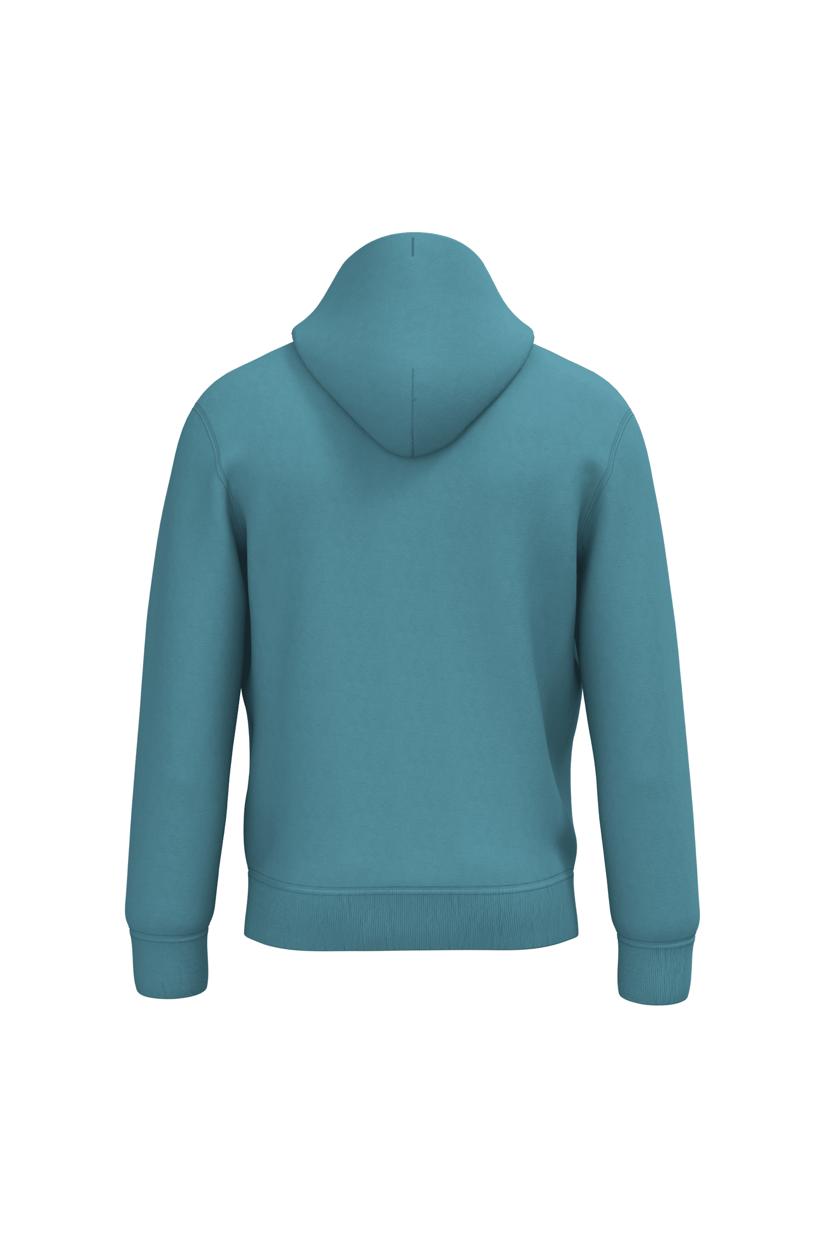 Native Spirit NS401 Bio-Hoodie Adriatic Blue – Rückseite