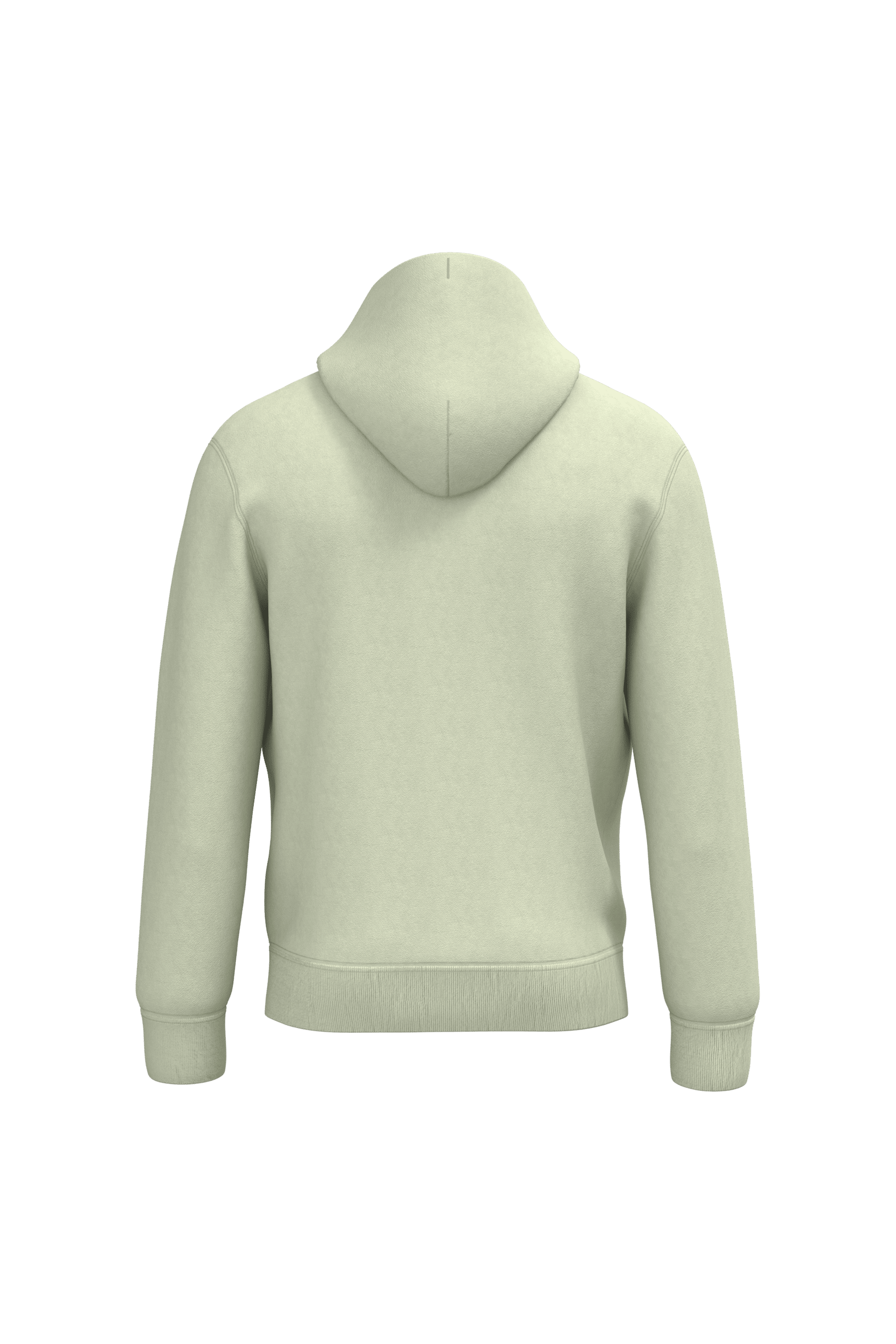 Native Spirit NS401 Bio-Hoodie Celadon Green – Rückseite