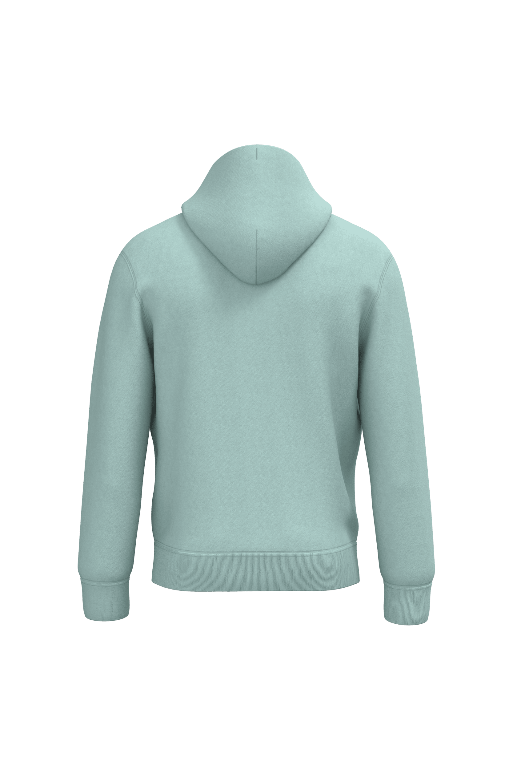 Native Spirit NS401 Bio-Hoodie Jade Green – Rückseite