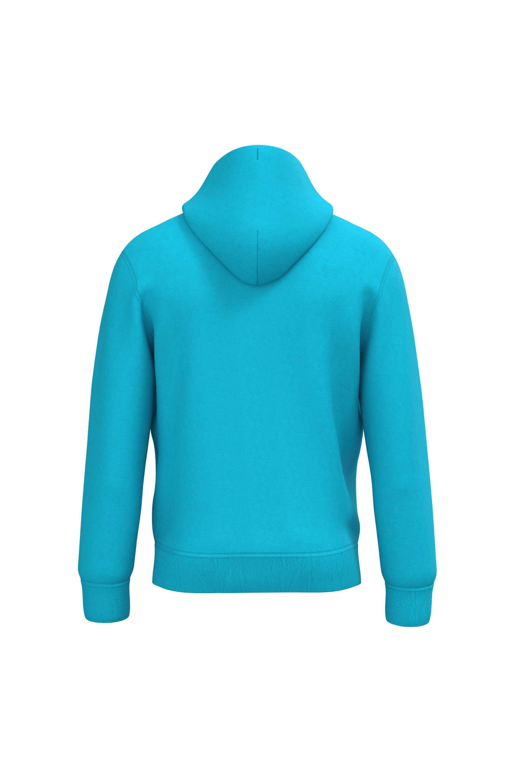 Native Spirit NS401 Bio-Hoodie Light Turquoise – Rückseite