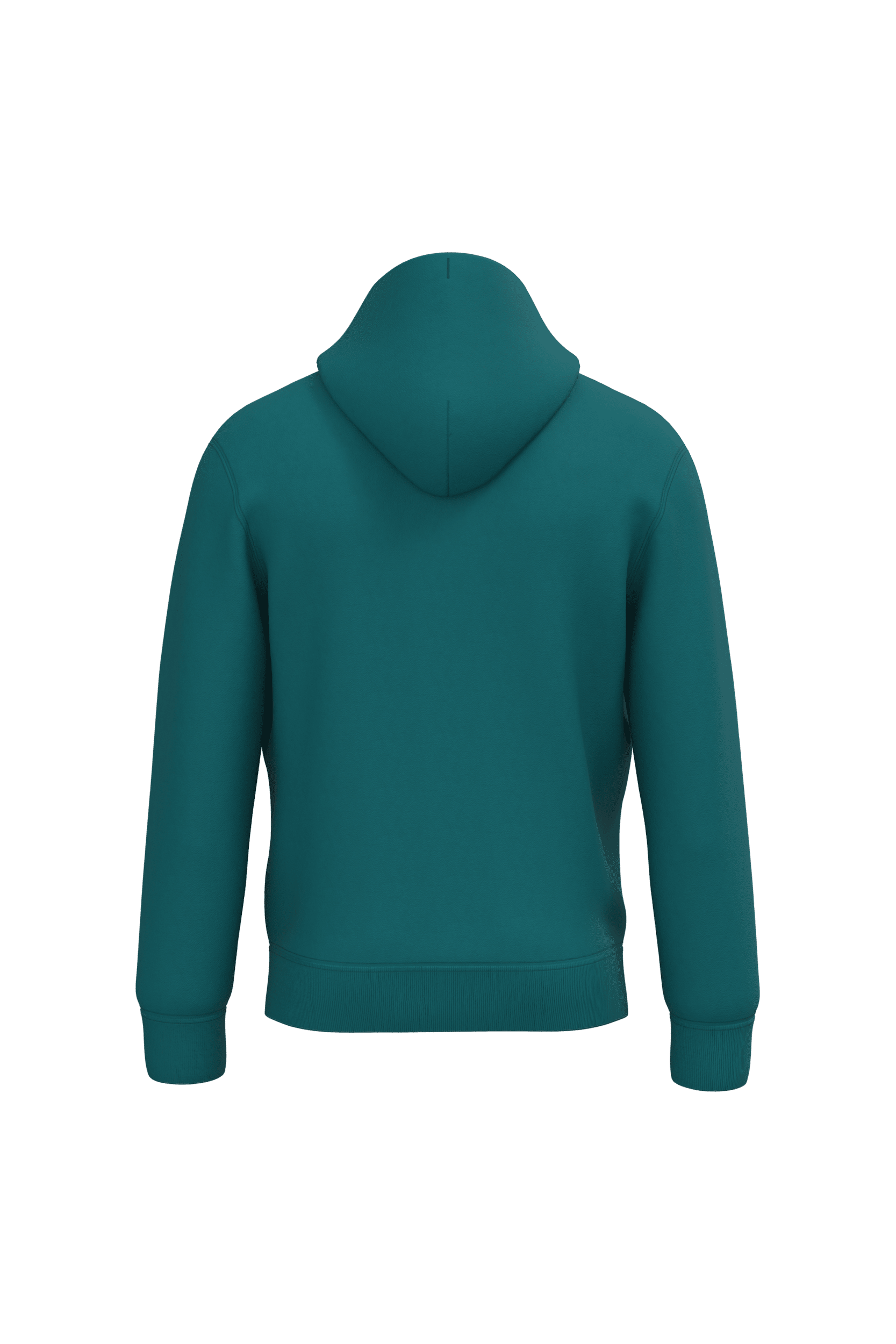 Native Spirit NS401 Bio-Hoodie Peacock Green – Rückseite