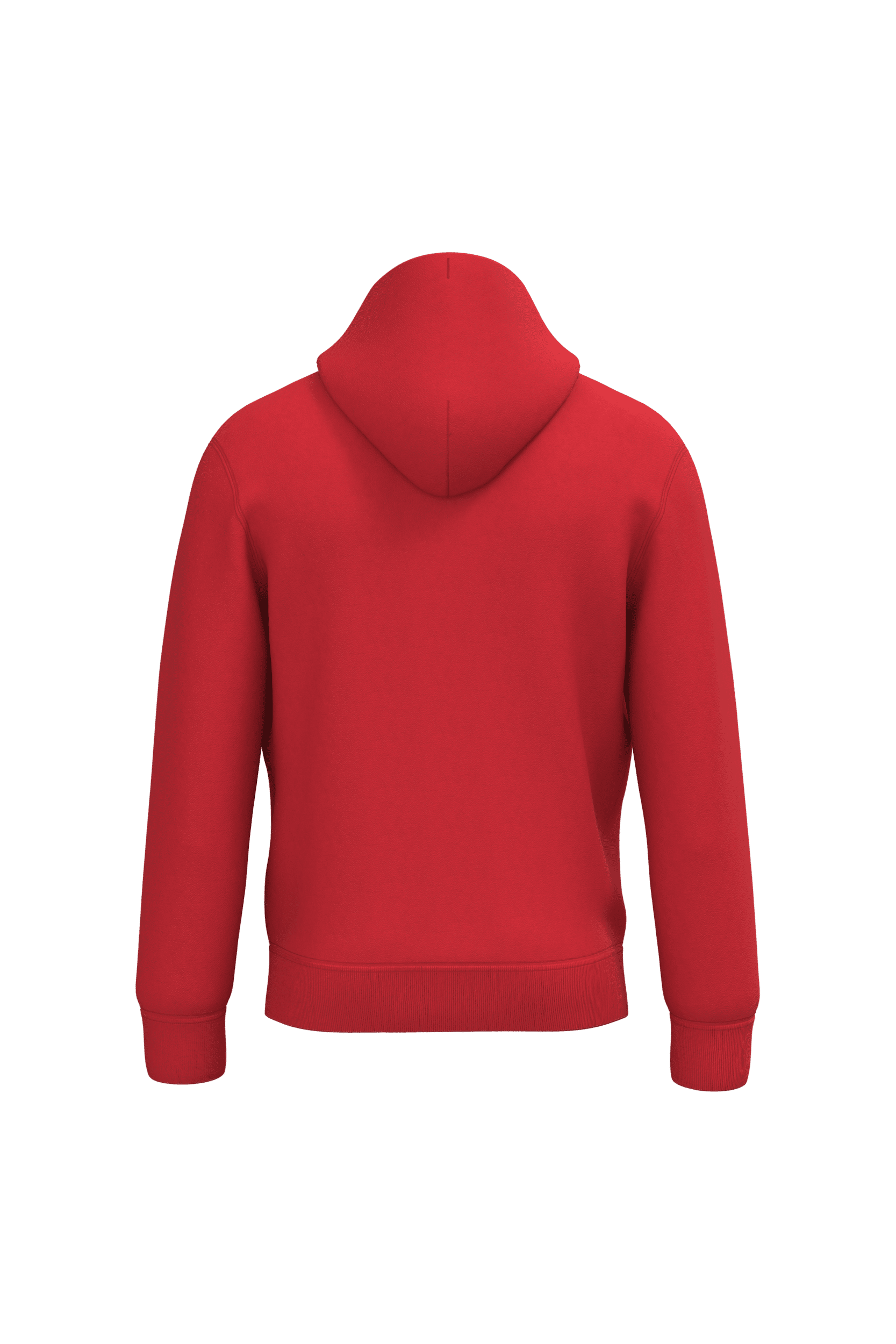 Native Spirit NS401 Bio-Hoodie Poppy Red – Rückseite