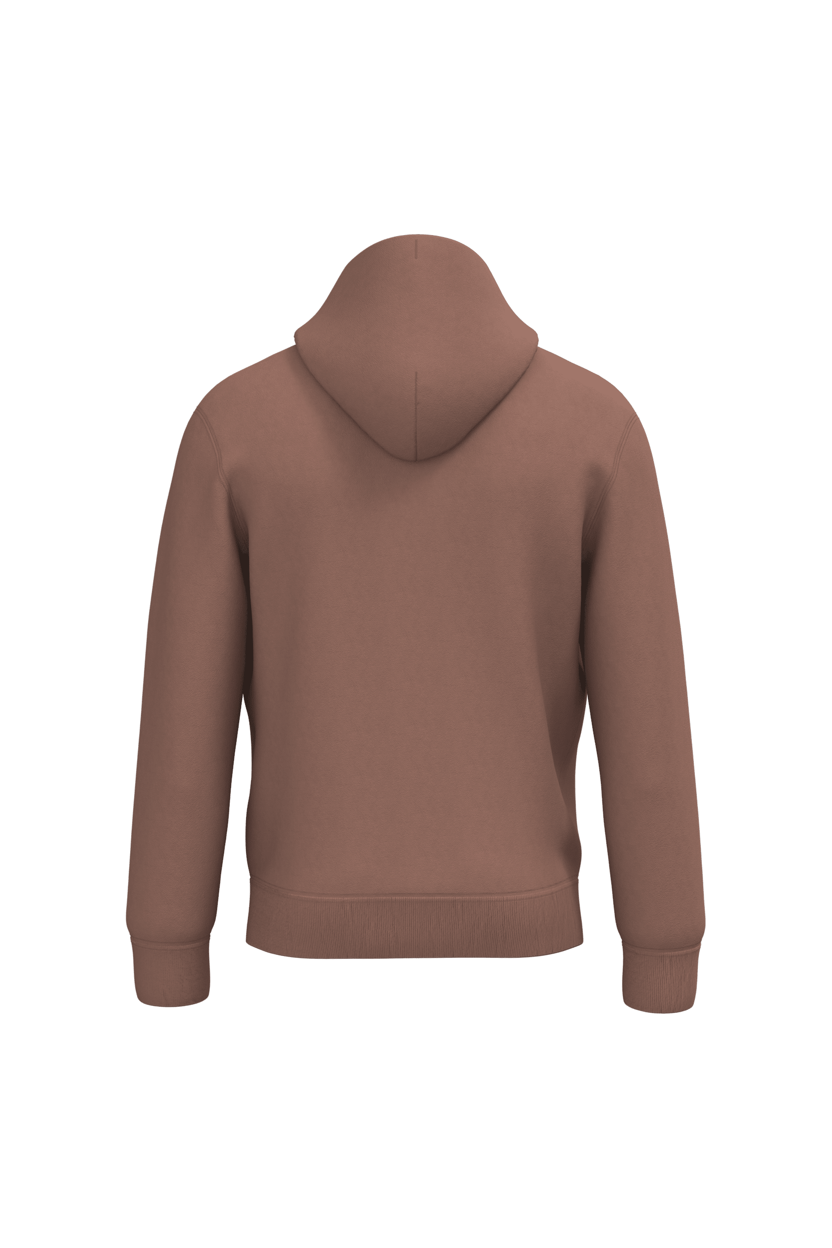 Native Spirit NS401 Bio-Hoodie Sienna – Rückseite