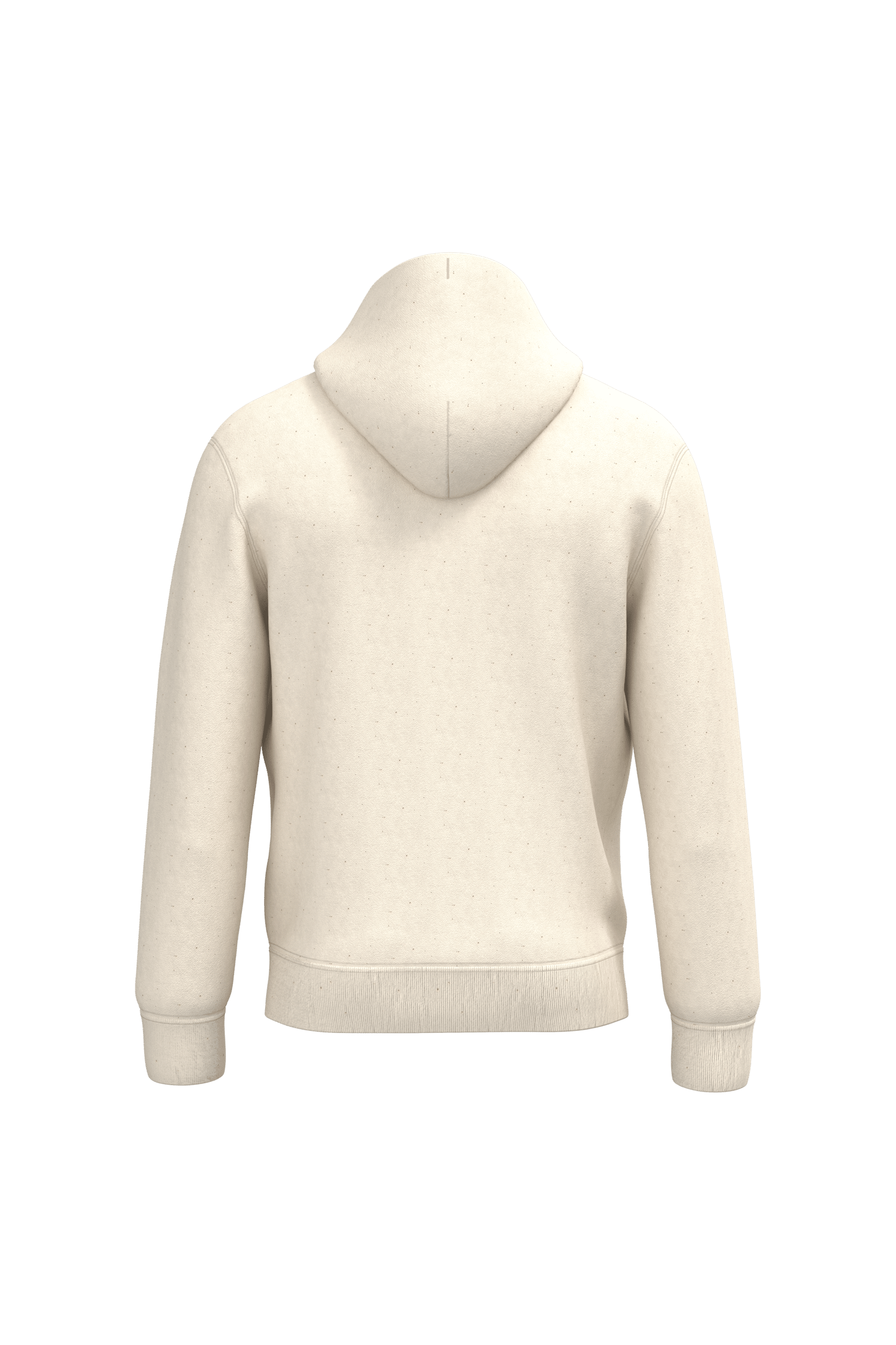 Native Spirit NS401 Bio-Hoodie Raw Natural – Rückseite