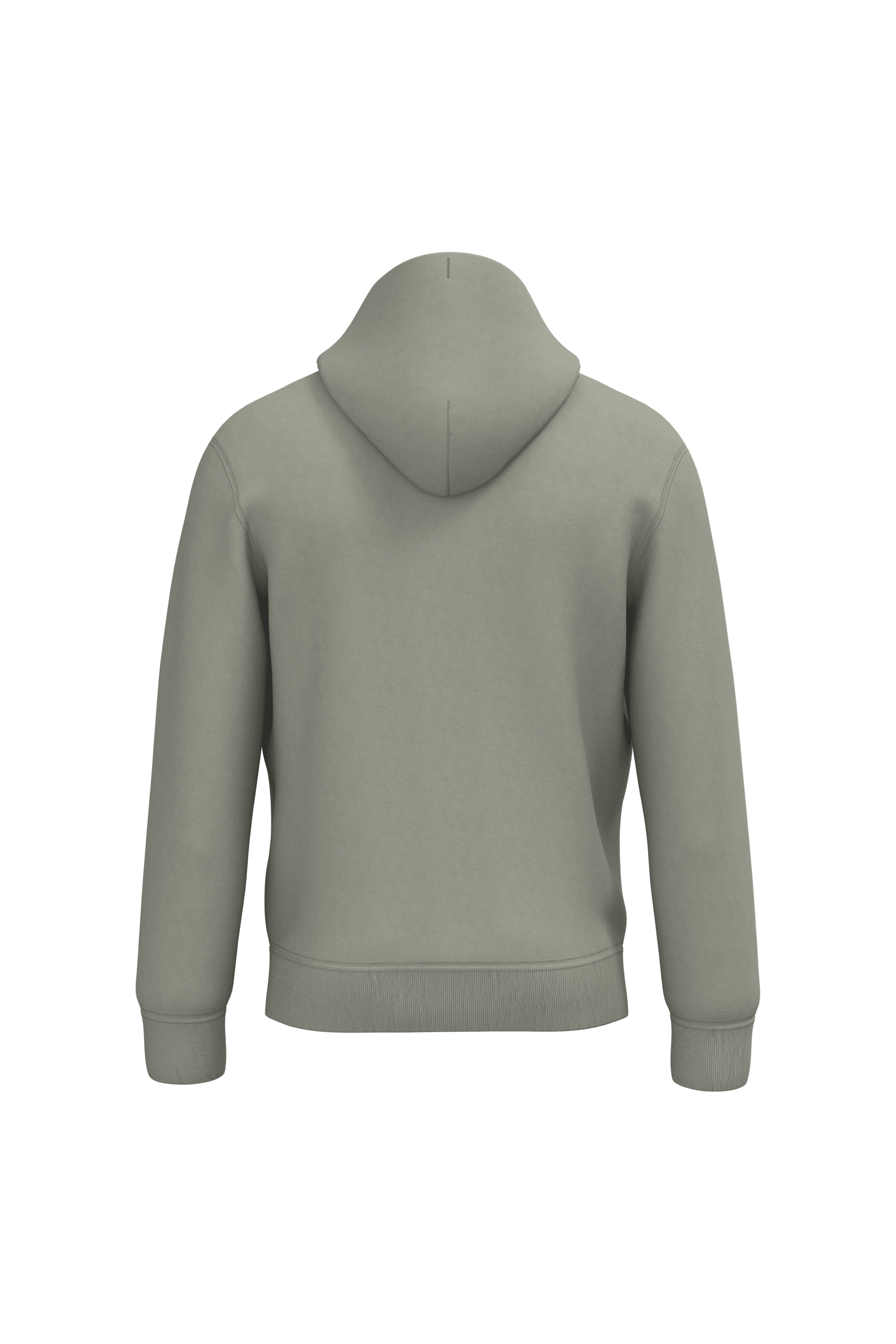Native Spirit NS401 Bio-Hoodie Almond Green – Rückseite