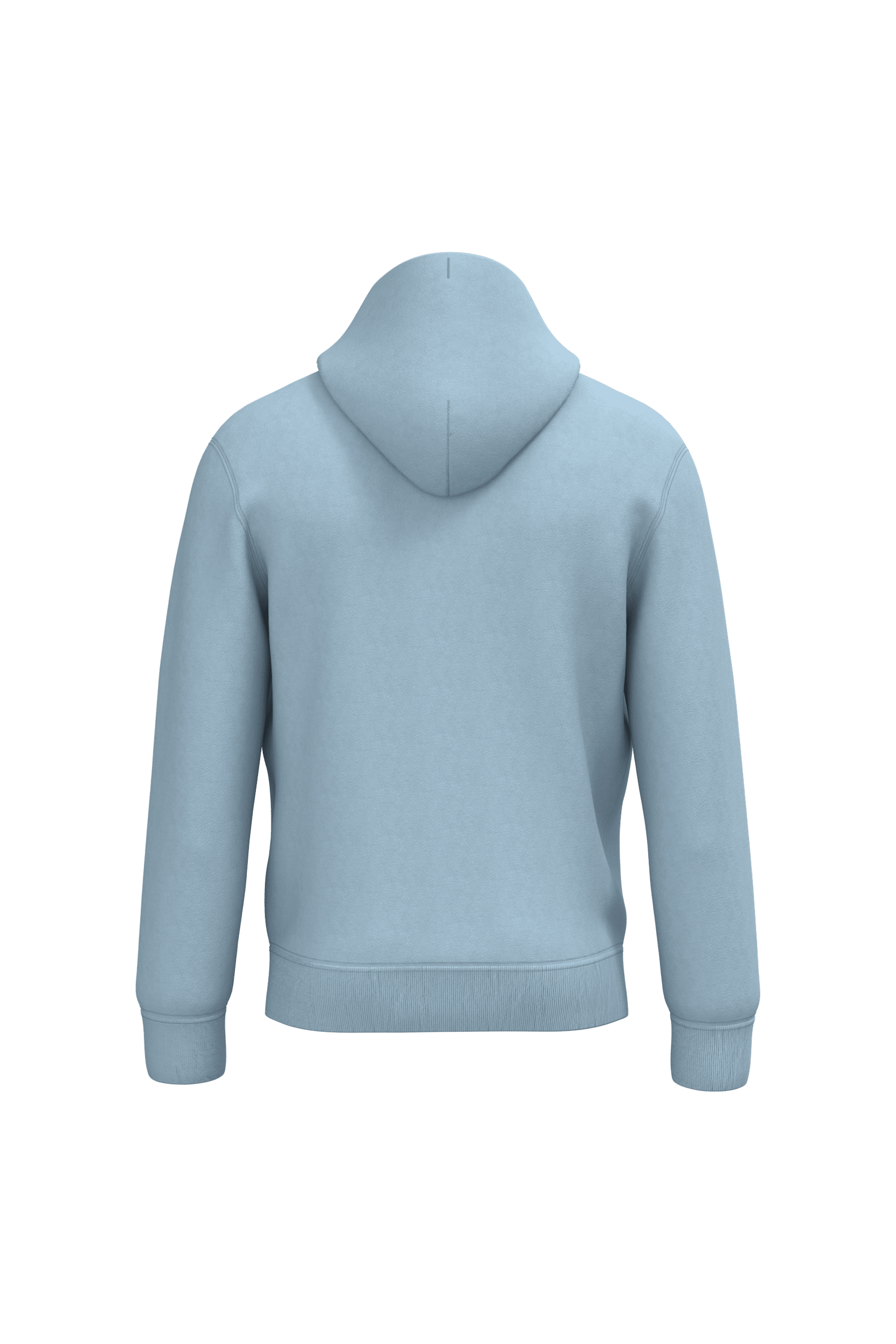 Native Spirit NS401 Bio-Hoodie Aquamarine – Rückseite