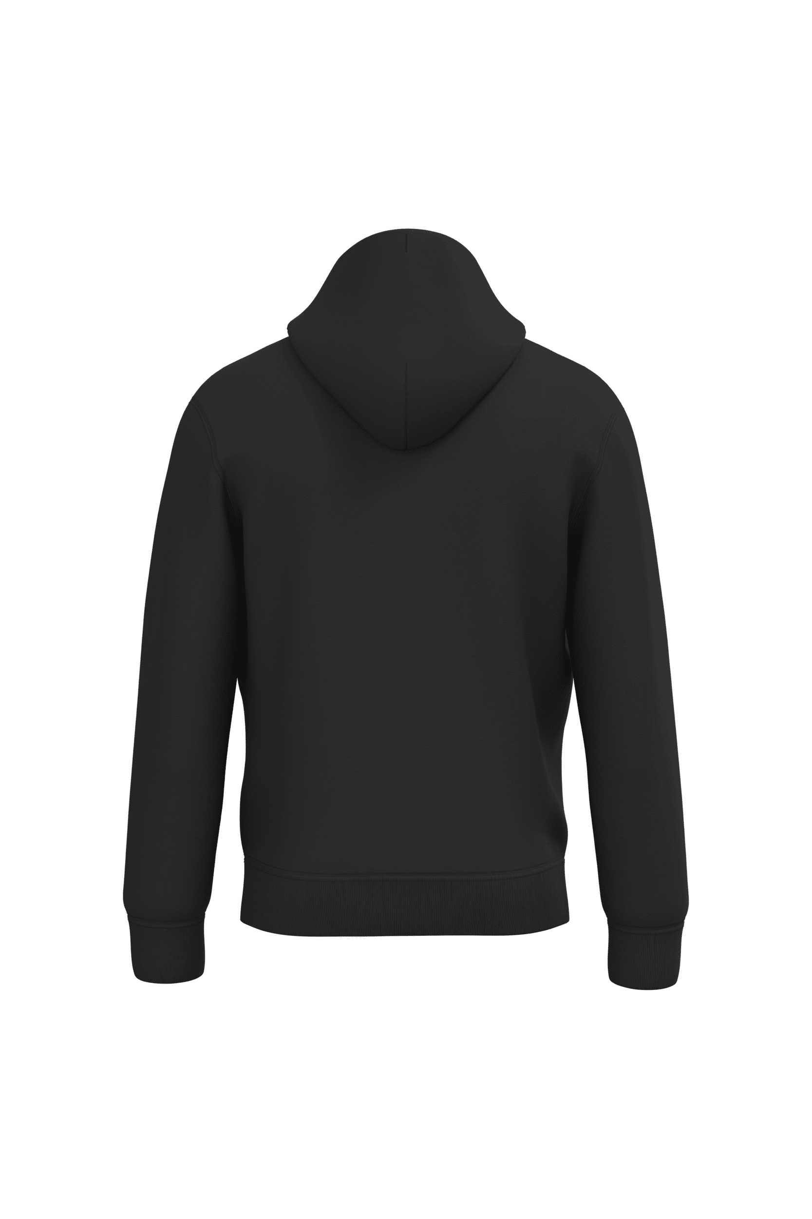 Native Spirit NS401 Bio-Hoodie Black – Rückseite