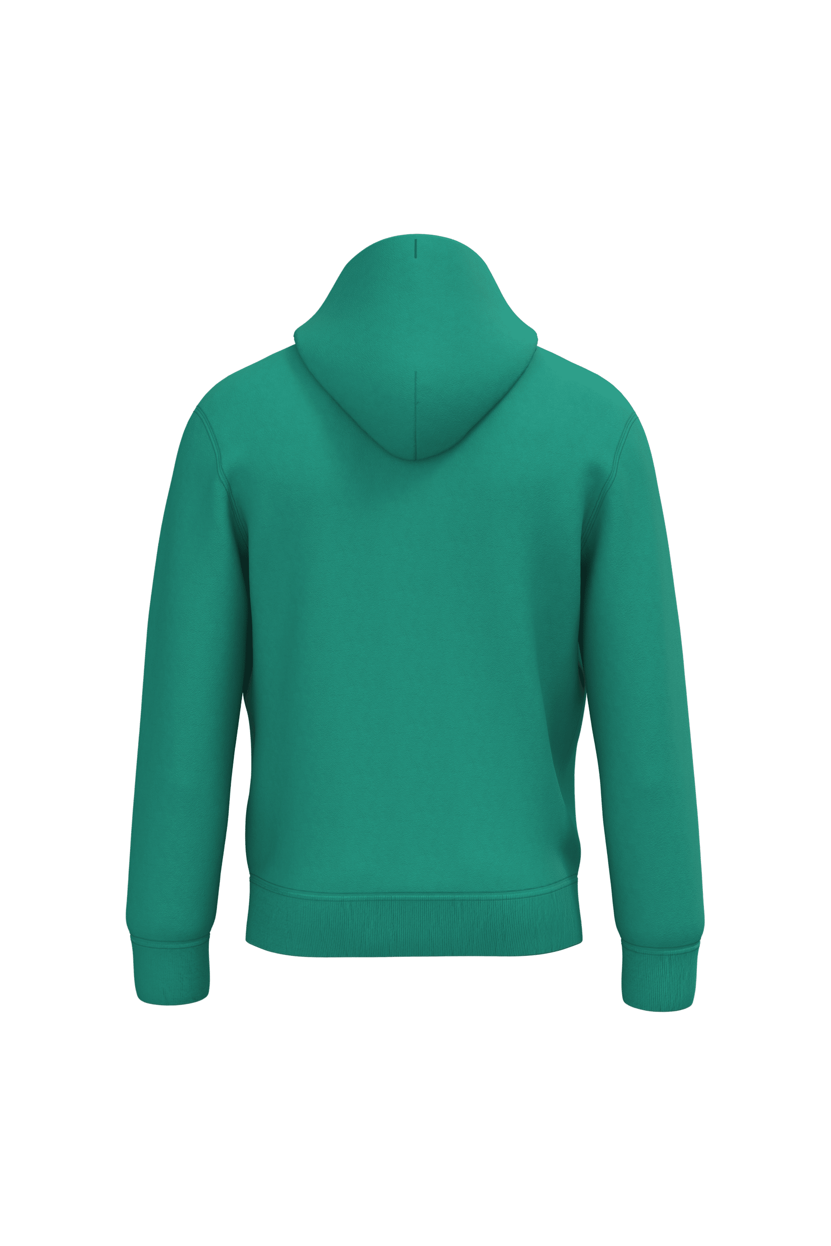 Native Spirit NS401 Bio-Hoodie Gemstone Green – Rückseite