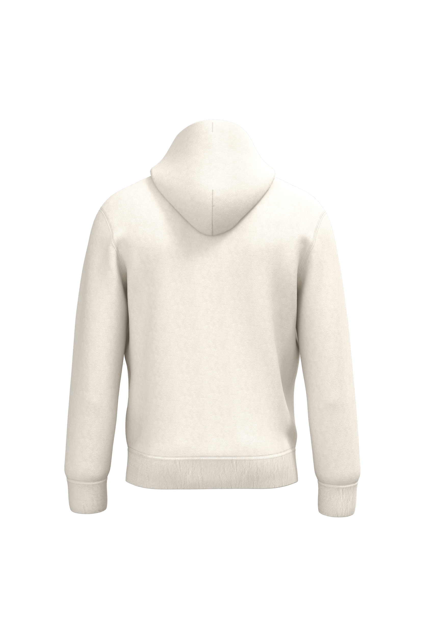Native Spirit NS401 Bio-Hoodie Ivory – Rückseite