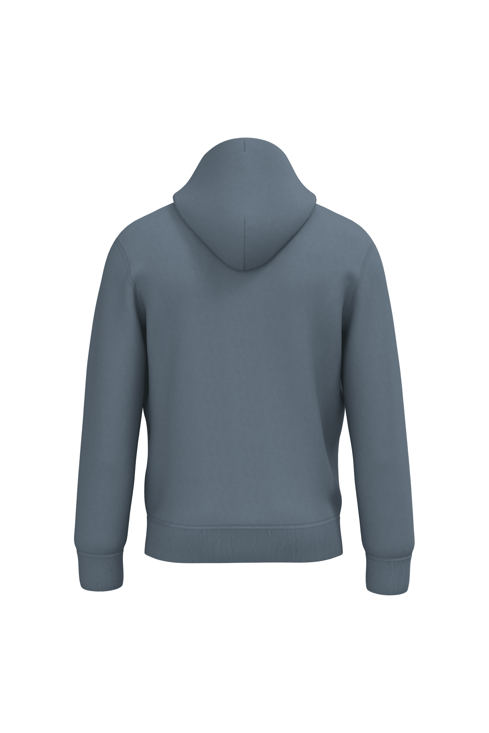 Native Spirit NS401 Bio-Hoodie Mineral Grey – Rückseite
