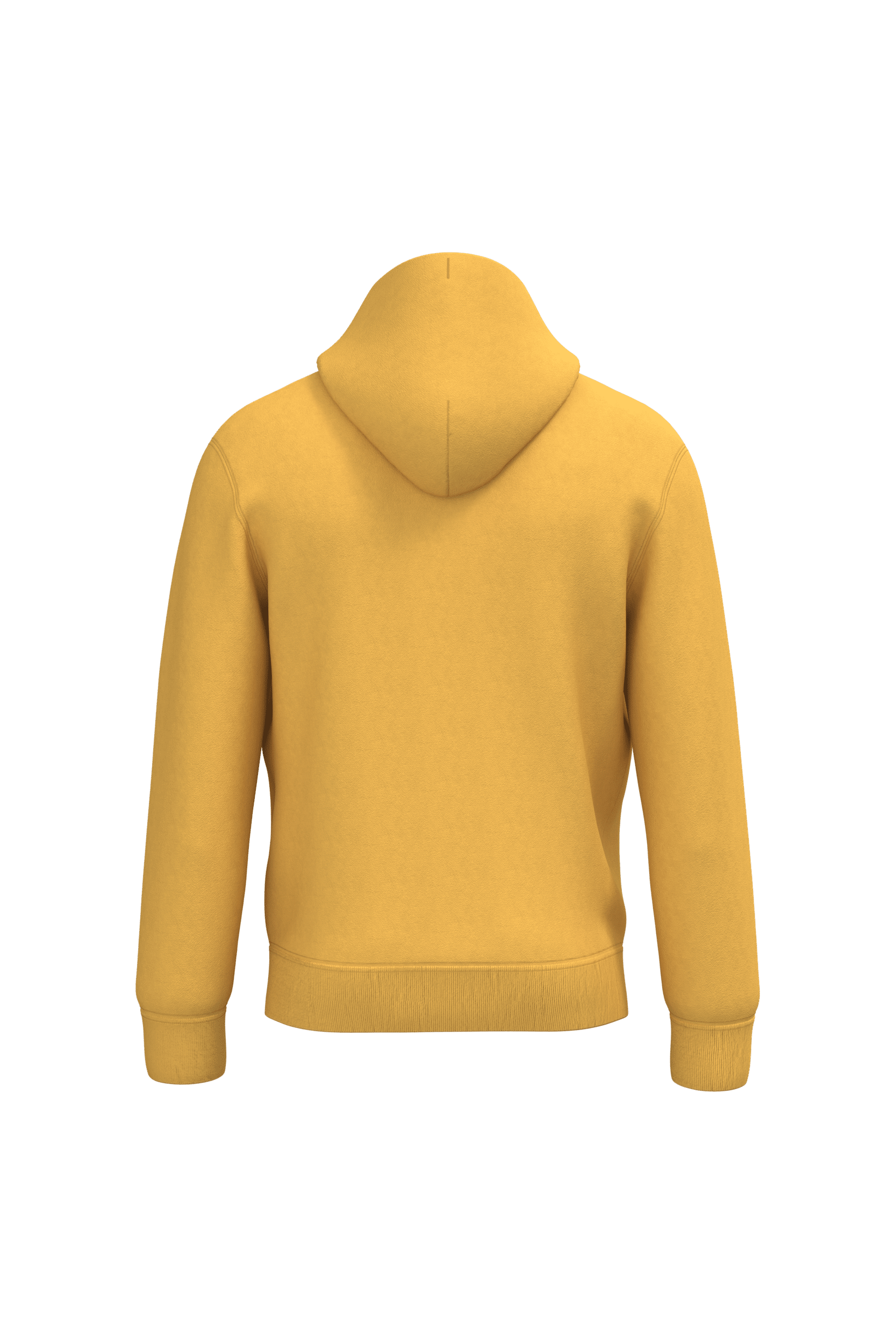 Native Spirit NS401 Bio-Hoodie Sun Yellow – Rückseite