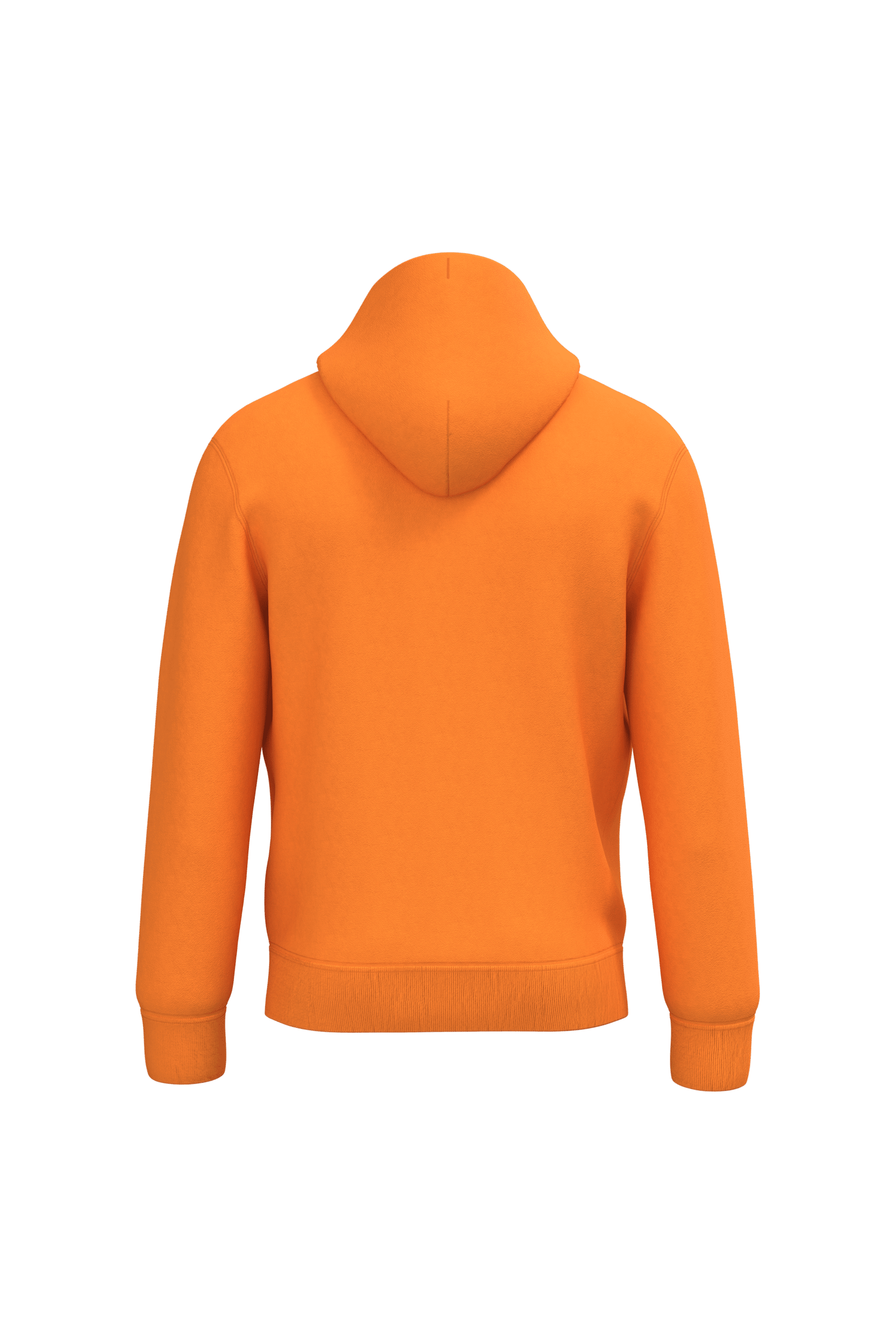 Native Spirit NS401 Bio-Hoodie Tangerine – Rückseite