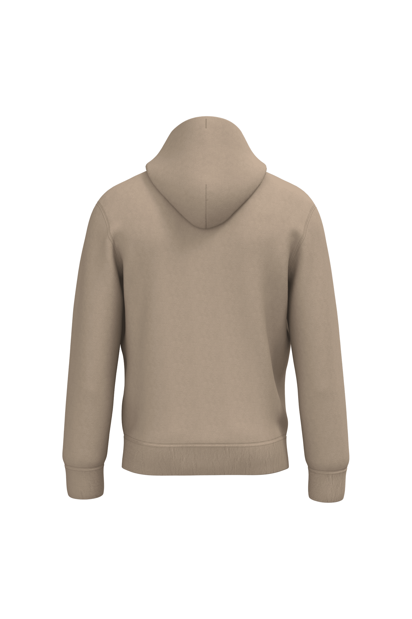 Native Spirit NS401 Bio-Hoodie Wet Sand – Rückseite
