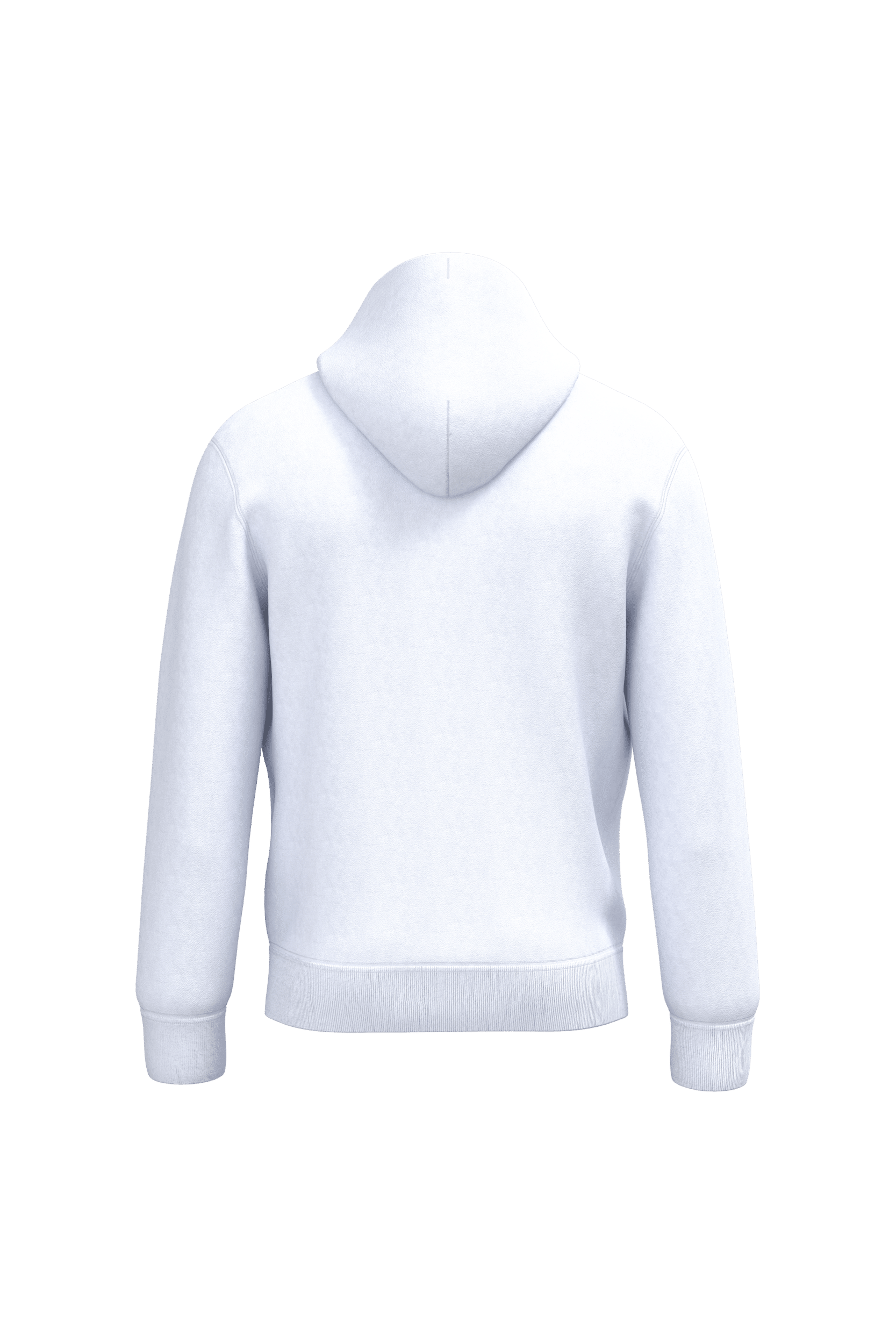 Native Spirit NS401 Bio-Hoodie White – Rückseite