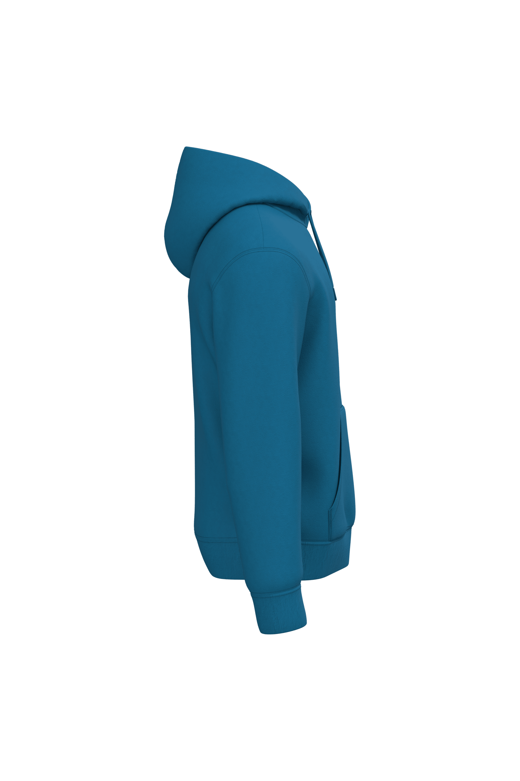 Native Spirit NS401 Bio-Hoodie Blue Sapphire – Seitenansicht