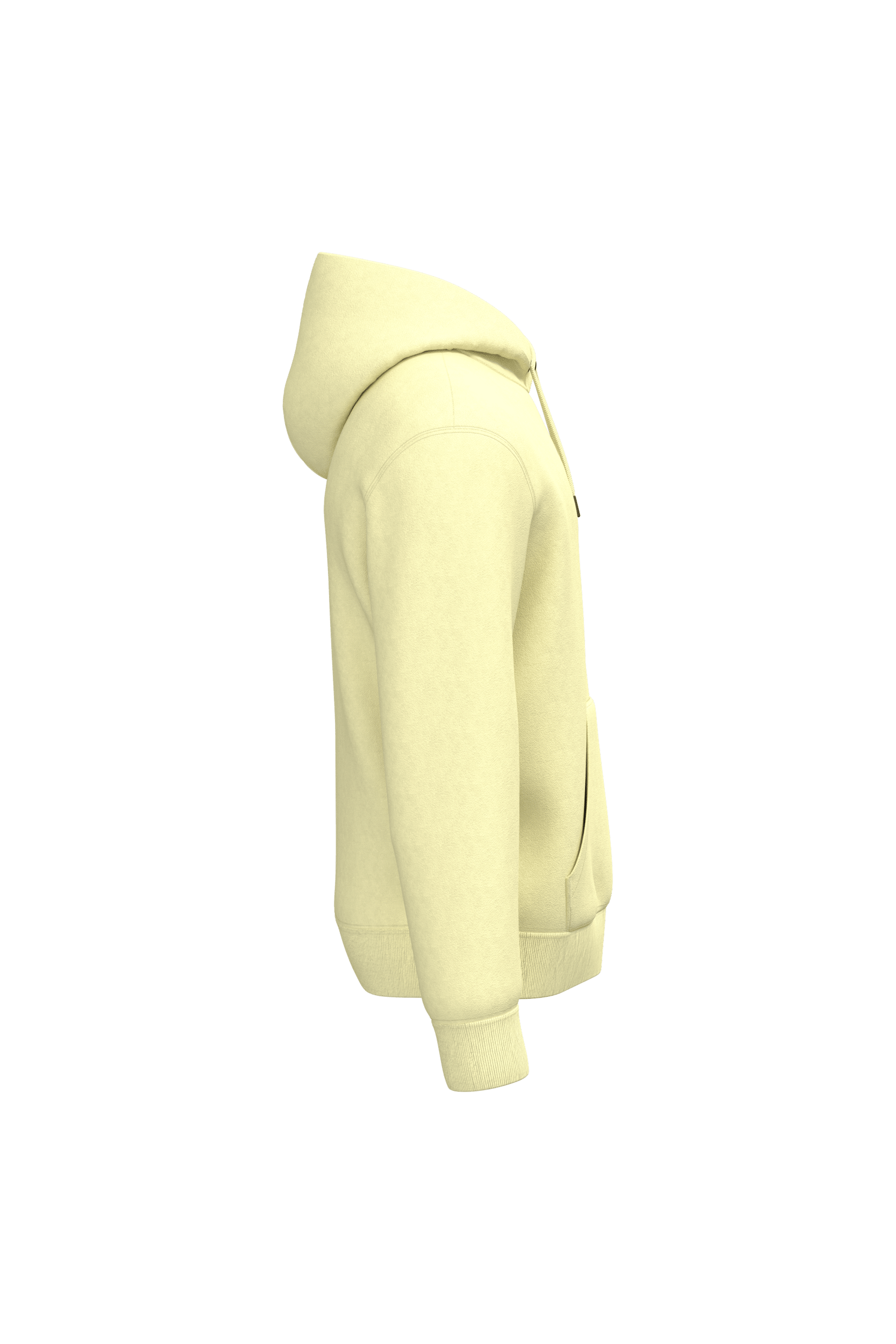 Native Spirit NS401 Bio-Hoodie Lemon Citrus – Seitenansicht