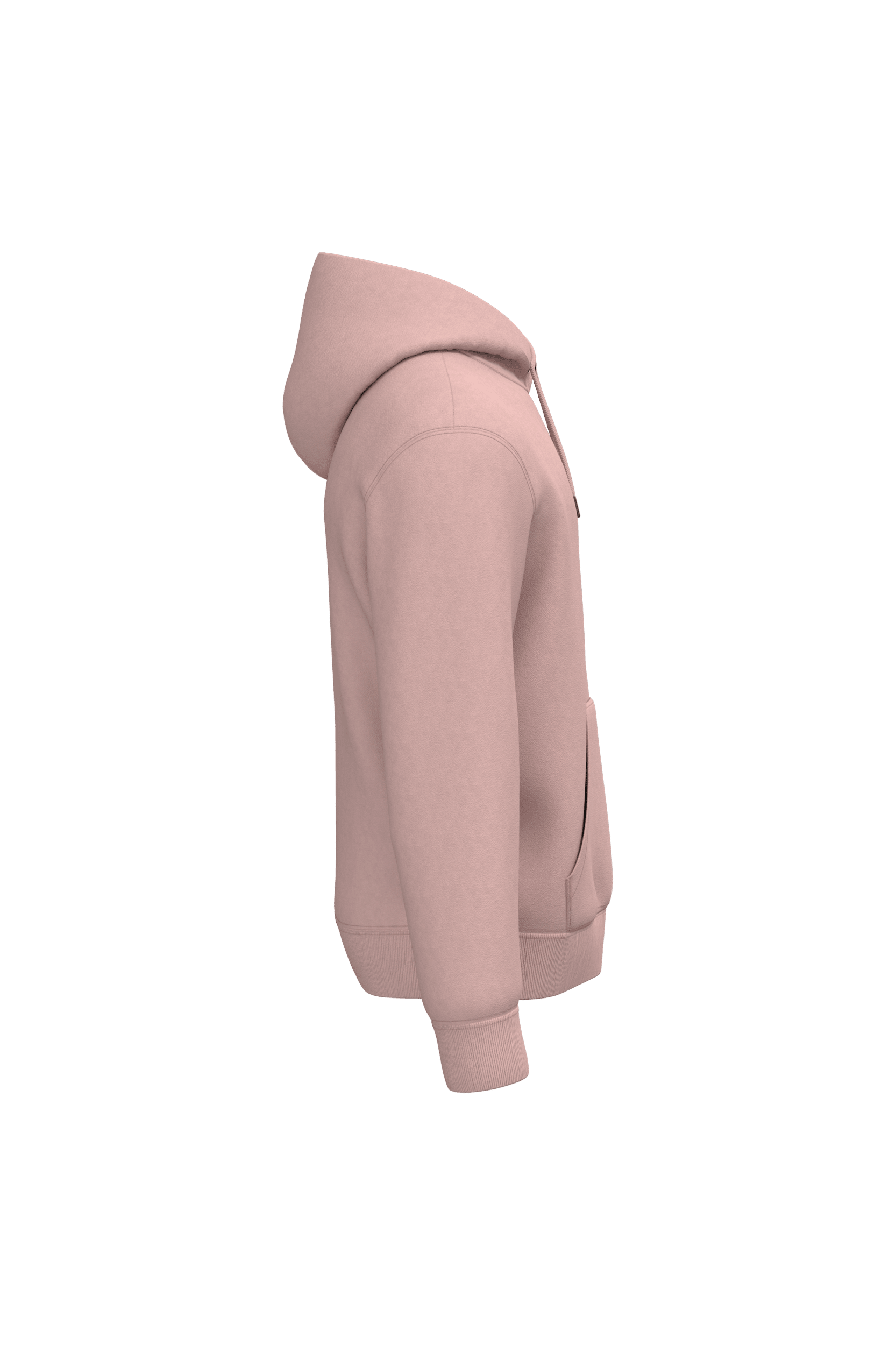 Native Spirit NS401 Bio-Hoodie Petal Rose – Seitenansicht