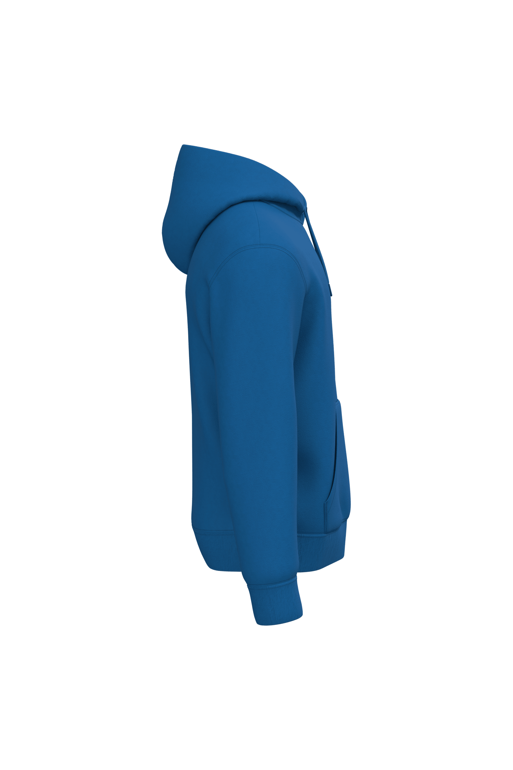 Native Spirit NS401 Bio-Hoodie Sea Blue – Seitenansicht