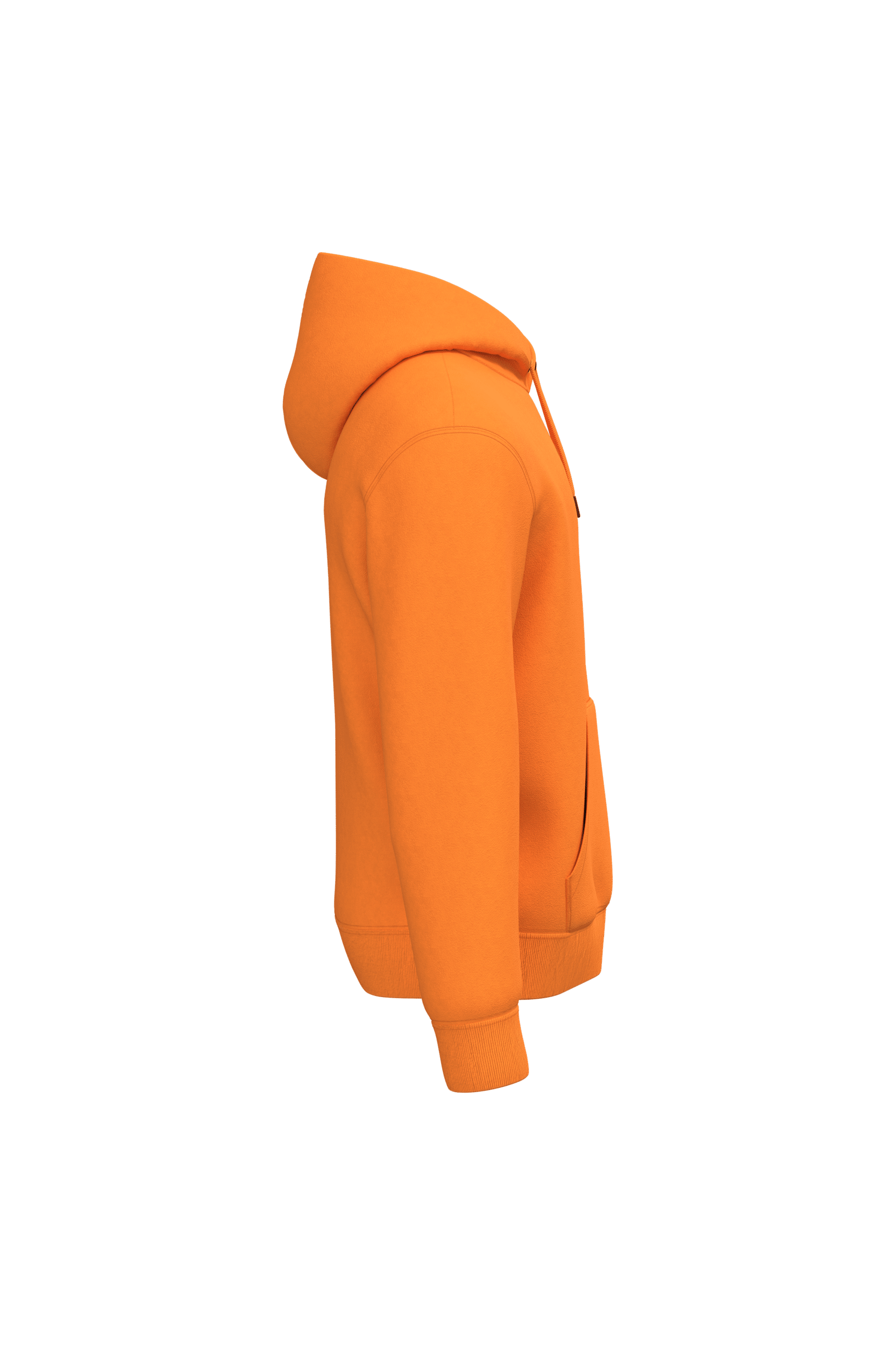 Native Spirit NS401 Bio-Hoodie Tangerine – Seitenansicht
