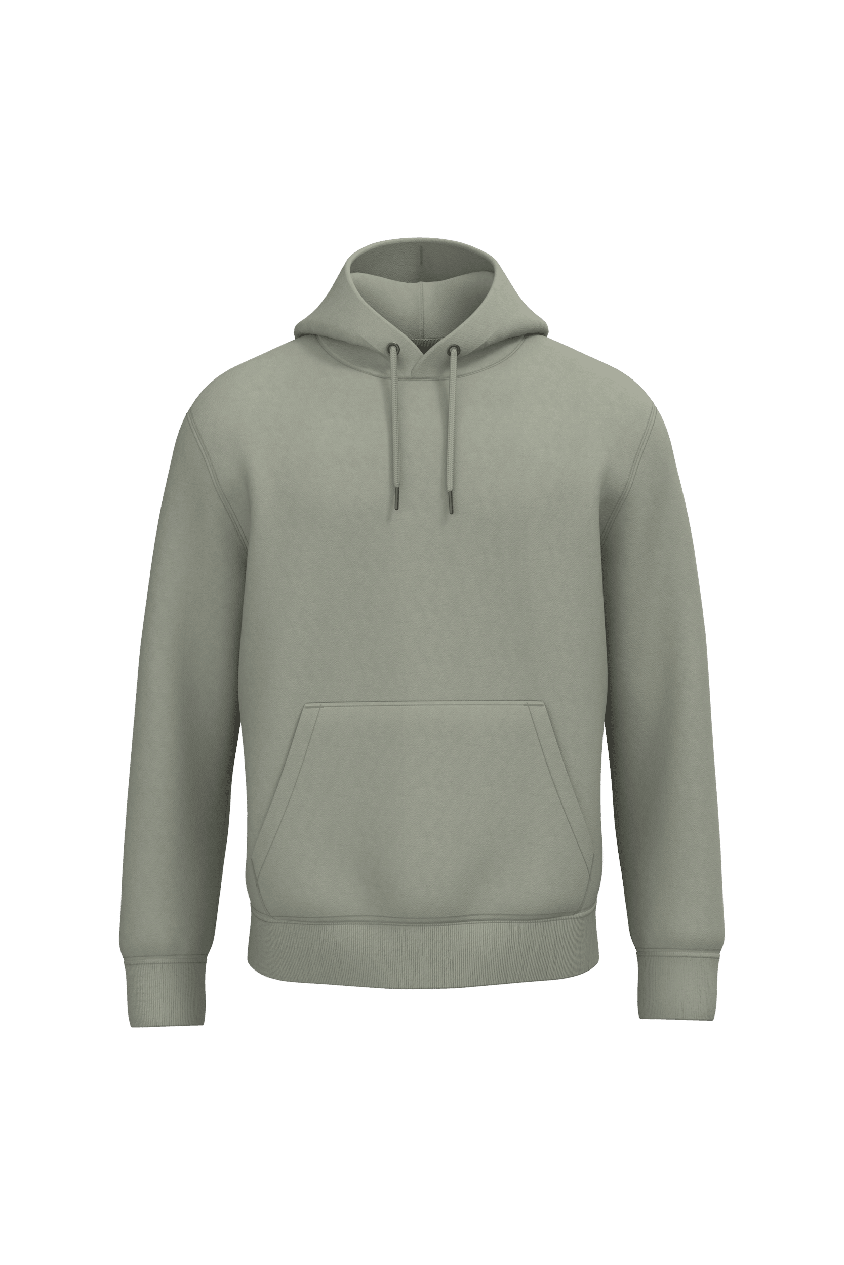 Native Spirit NS401 Bio-Hoodie Almond Green – Vorderseite