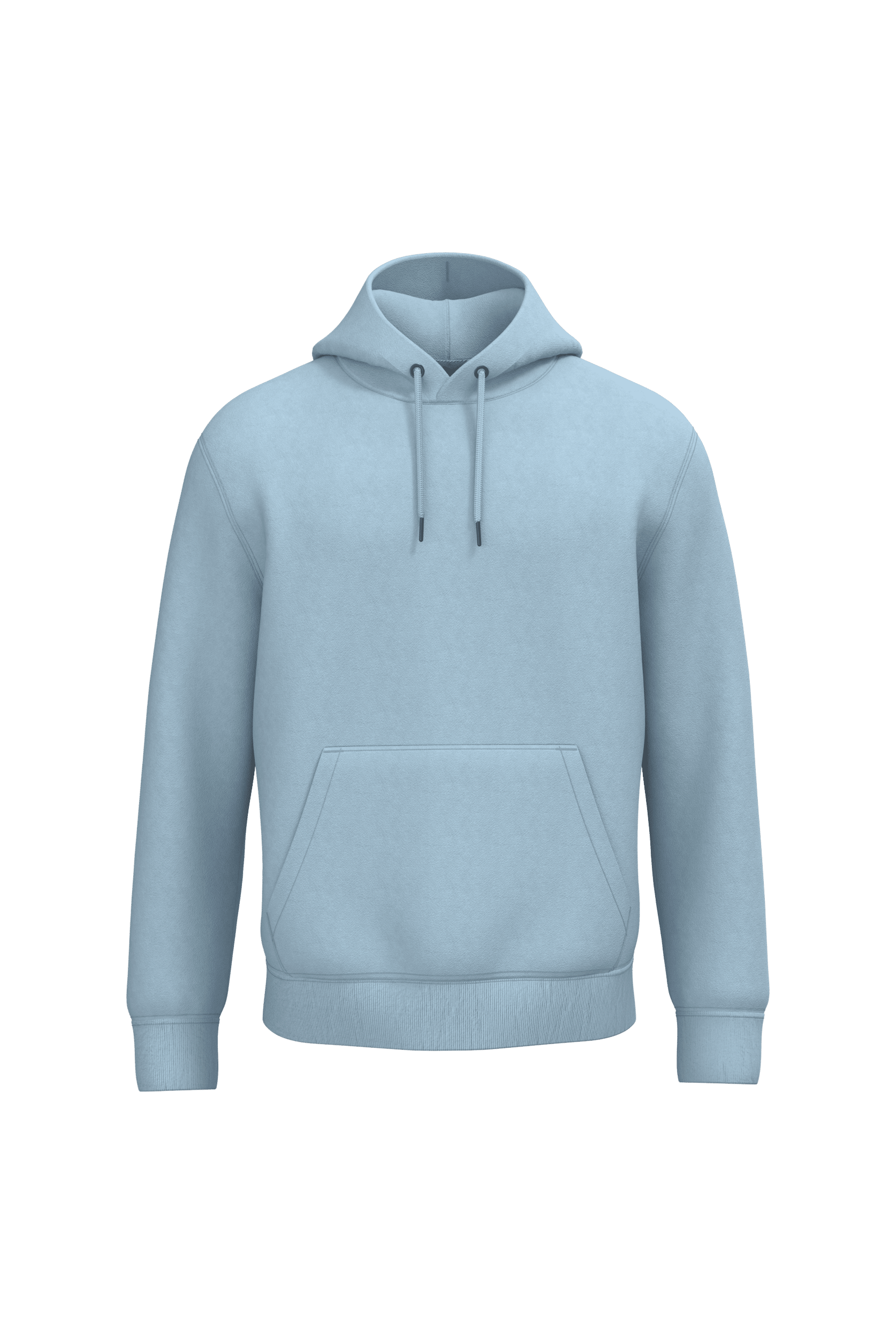 Native Spirit NS401 Bio-Hoodie Aquamarine – Vorderseite