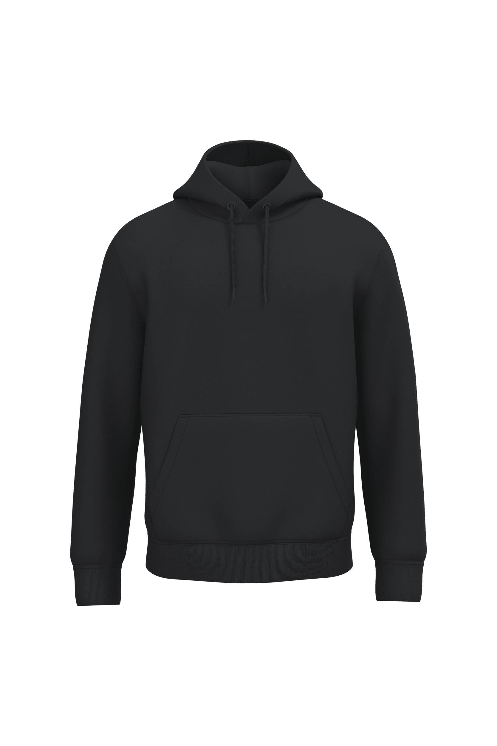 Native Spirit NS401 Bio-Hoodie Black – Vorderseite