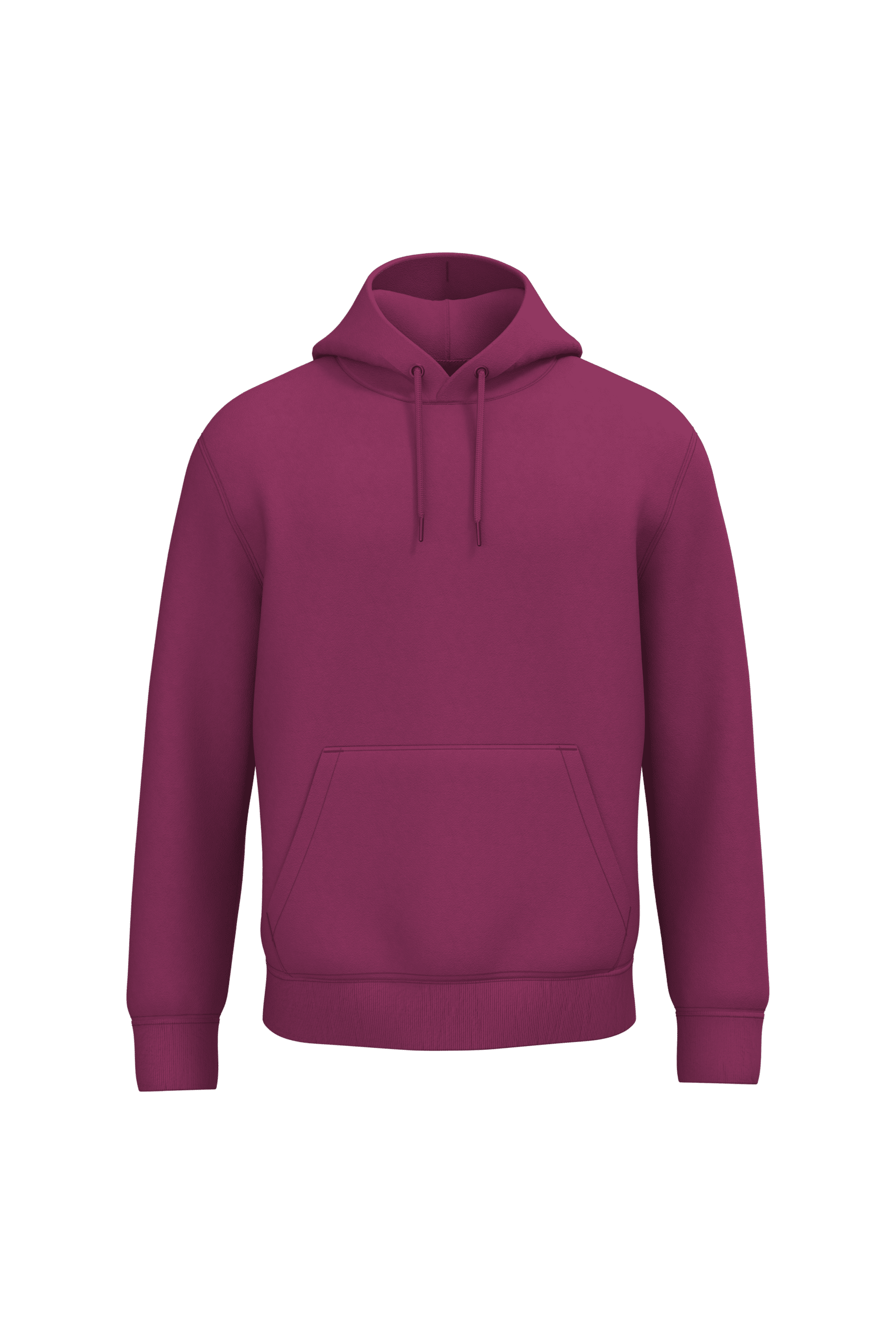 Native Spirit NS401 Bio-Hoodie Cherry Purple – Vorderseite