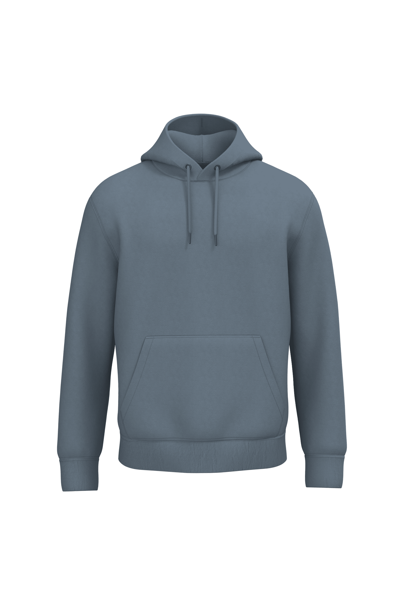 Native Spirit NS401 Bio-Hoodie Mineral Grey – Vorderseite