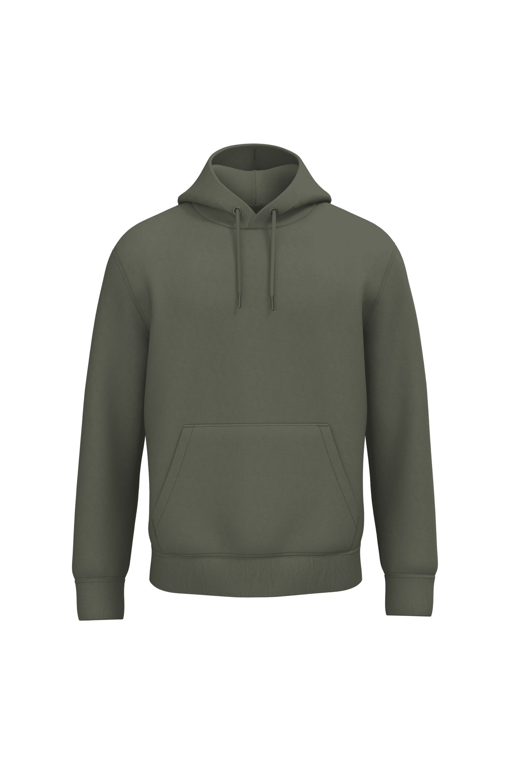 Native Spirit NS401 Bio-Hoodie Organic Khaki – Vorderseite
