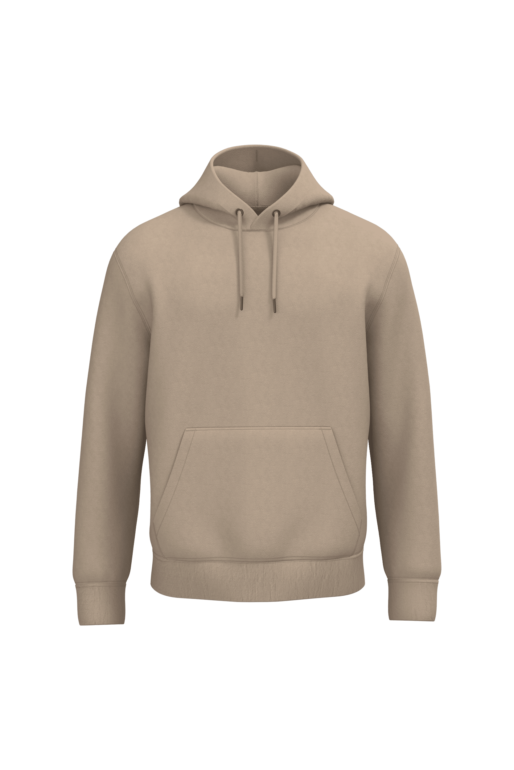 Native Spirit NS401 Bio-Hoodie Wet Sand – Vorderseite