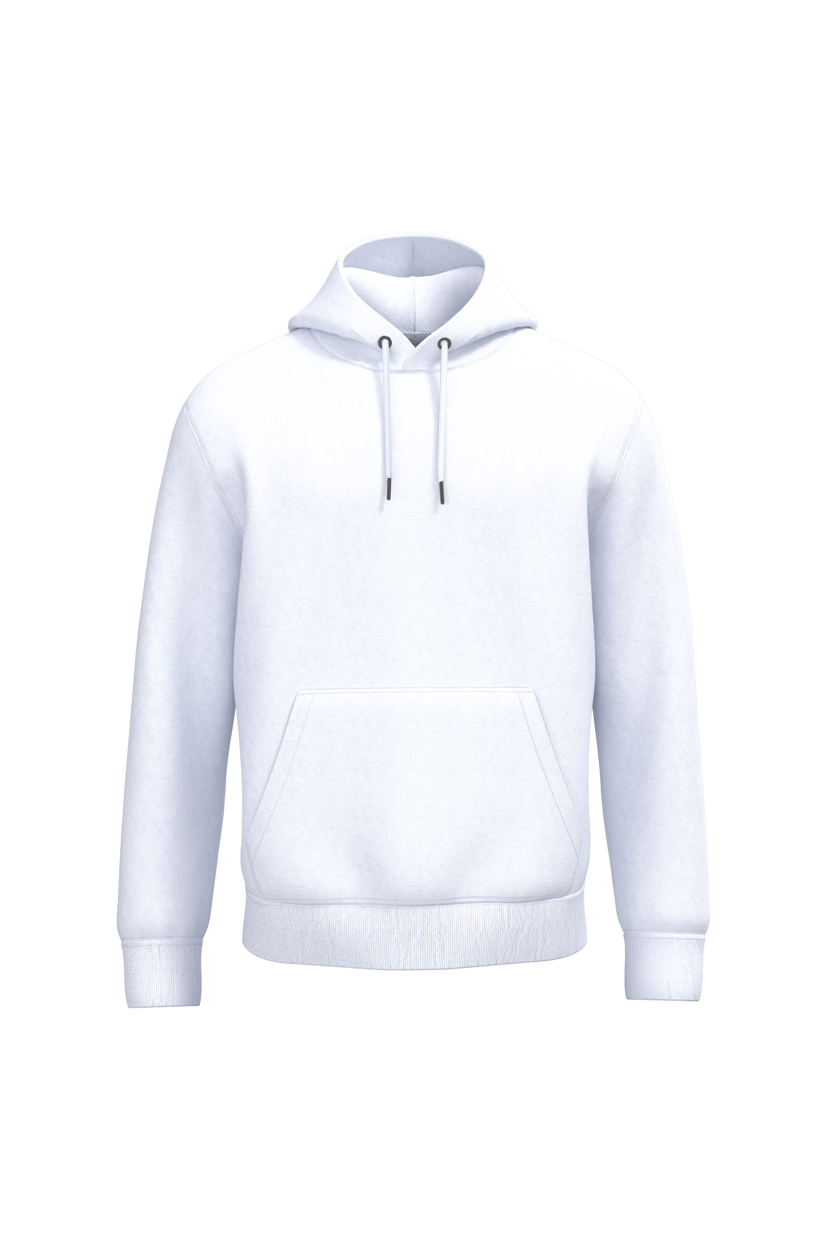Native Spirit NS401 Bio-Hoodie White – Vorderseite