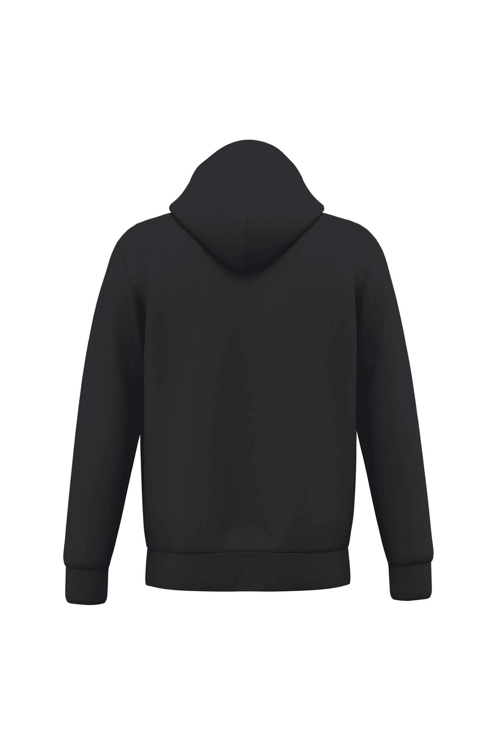 Native Spirit NS402 Bio-Zip-Hoodie Black – Rückseite