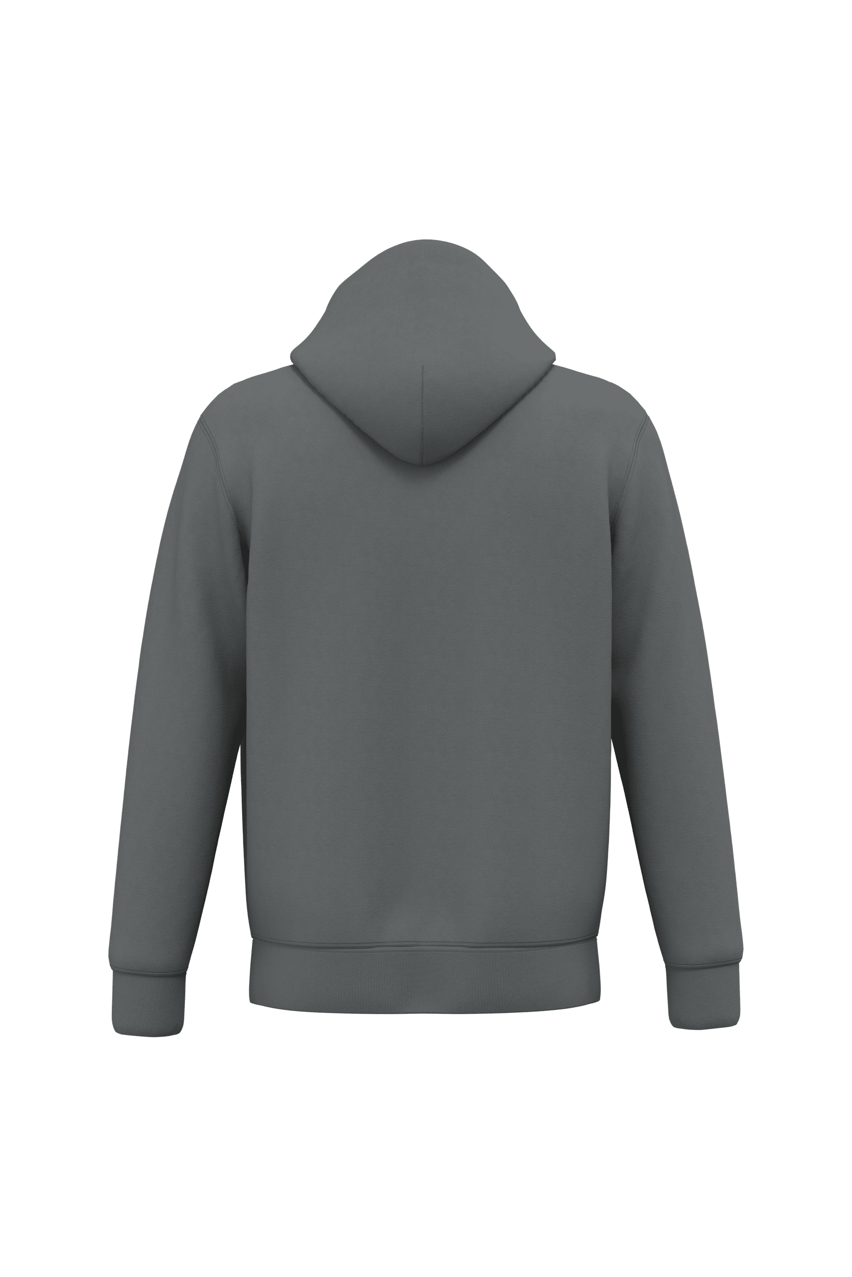 Native Spirit NS402 Bio-Zip-Hoodie Iron Grey – Rückseite
