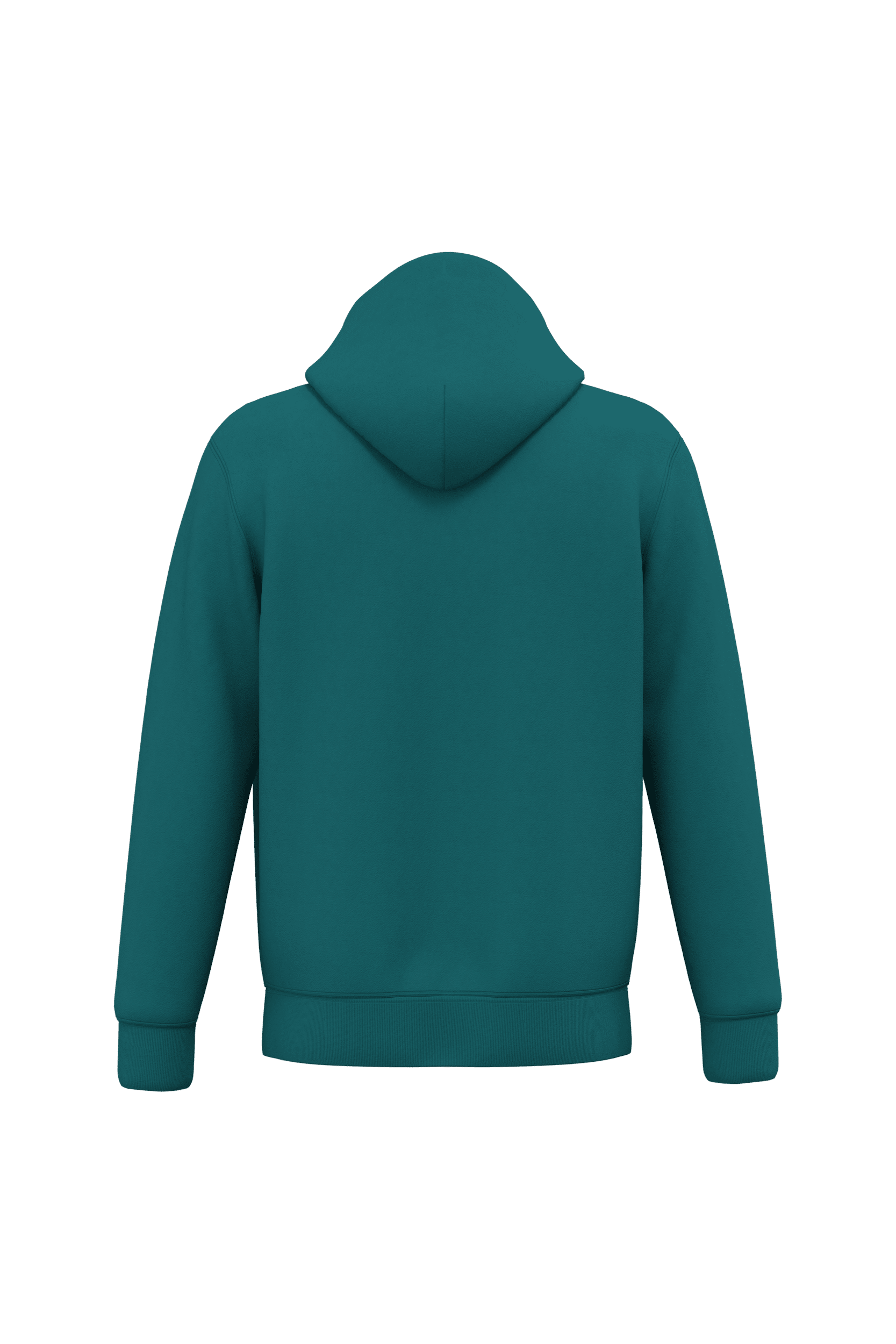 Native Spirit NS402 Bio-Zip-Hoodie Peacock Green – Rückseite