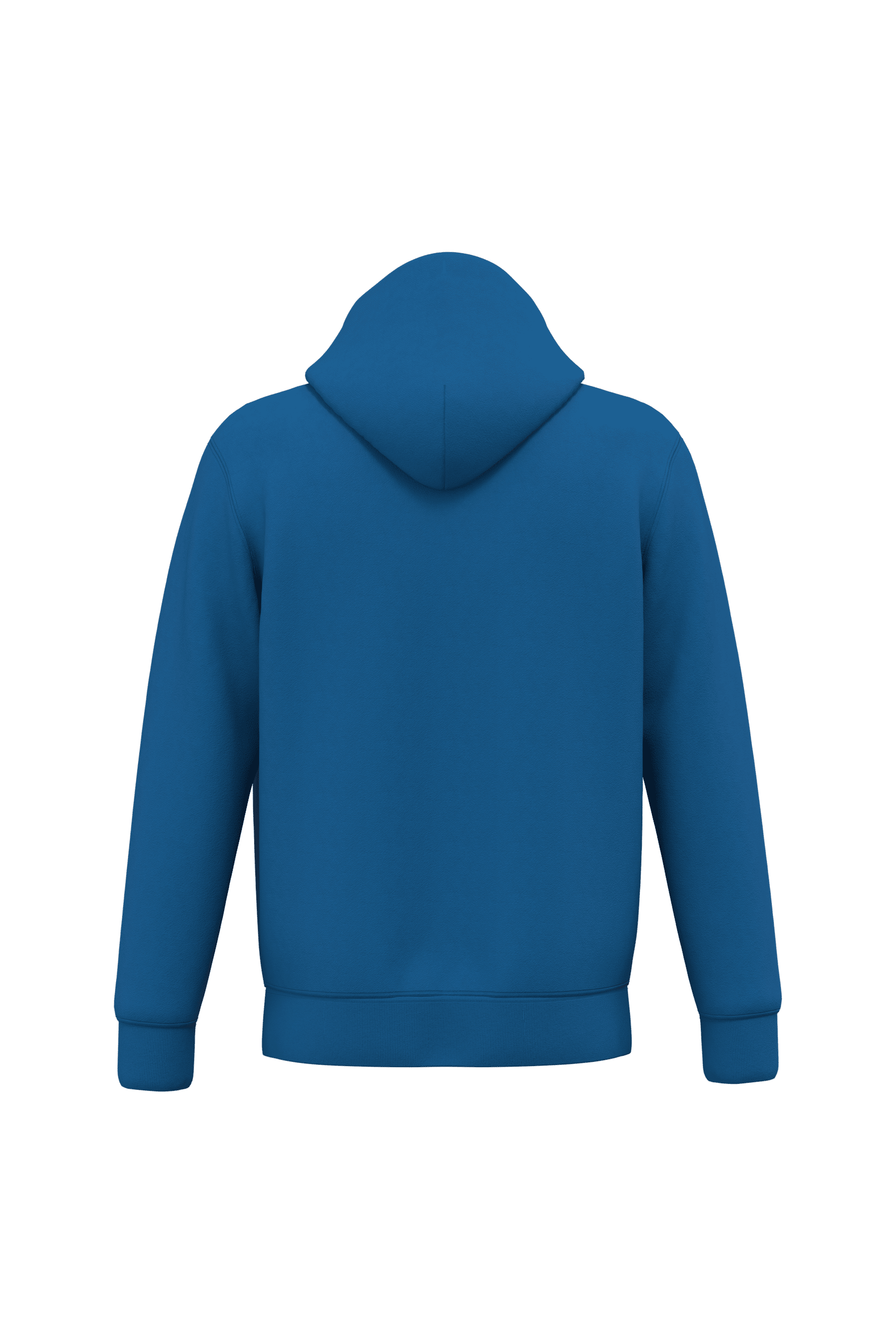 Native Spirit NS402 Bio-Zip-Hoodie Sea Blue – Rückseite