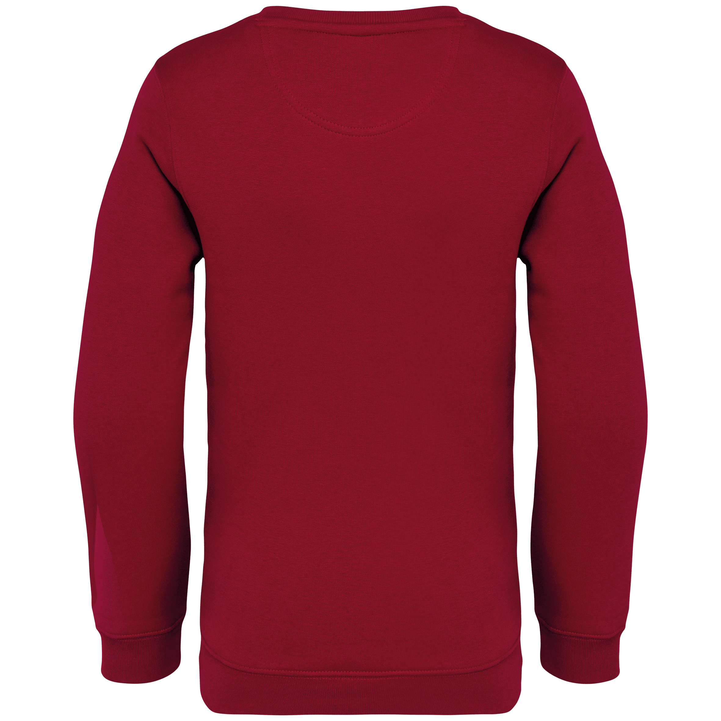 Native Spirit NS403 Bio-Sweatshirt Hibiscus Red – Rückseite