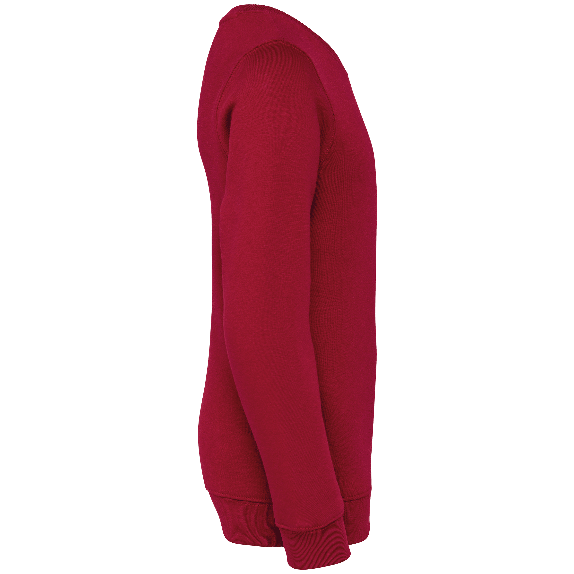 Native Spirit NS403 Bio-Sweatshirt Hibiscus Red – Seitenansicht